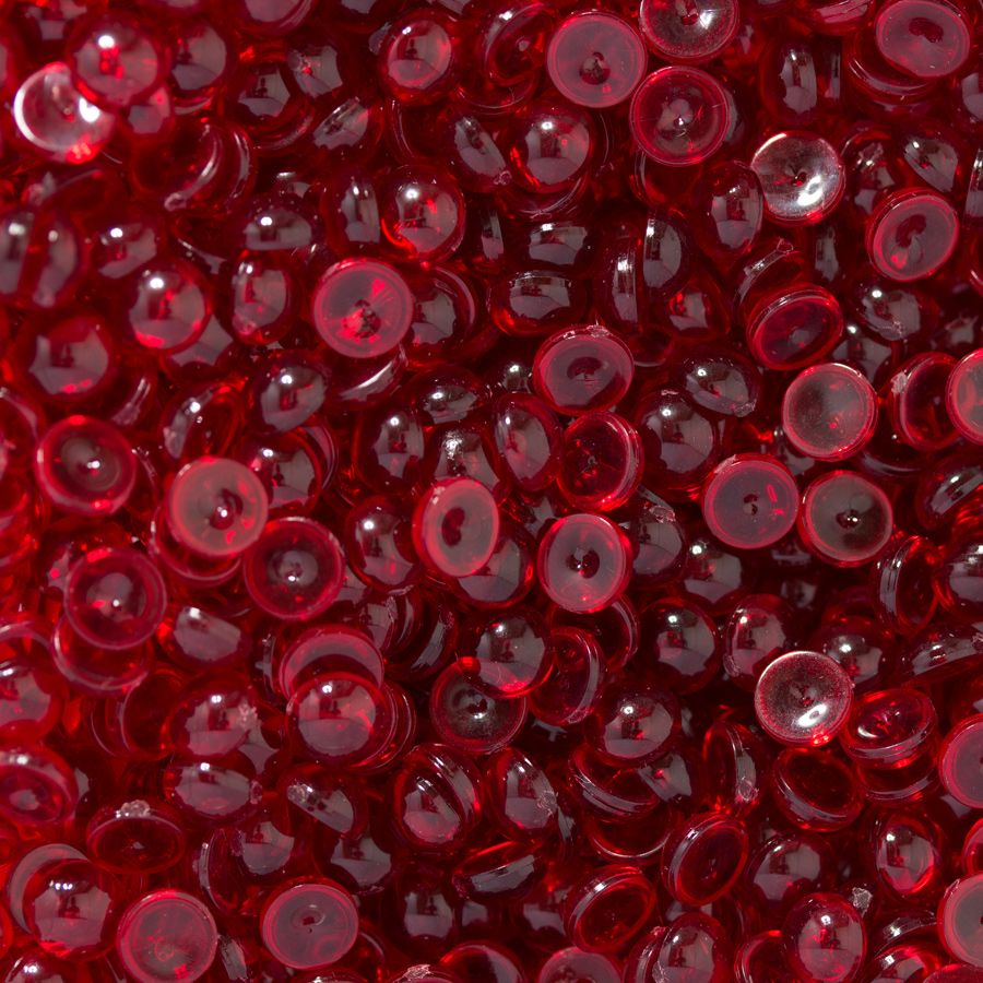 10mm Cabochon oval - orange   Transparent
