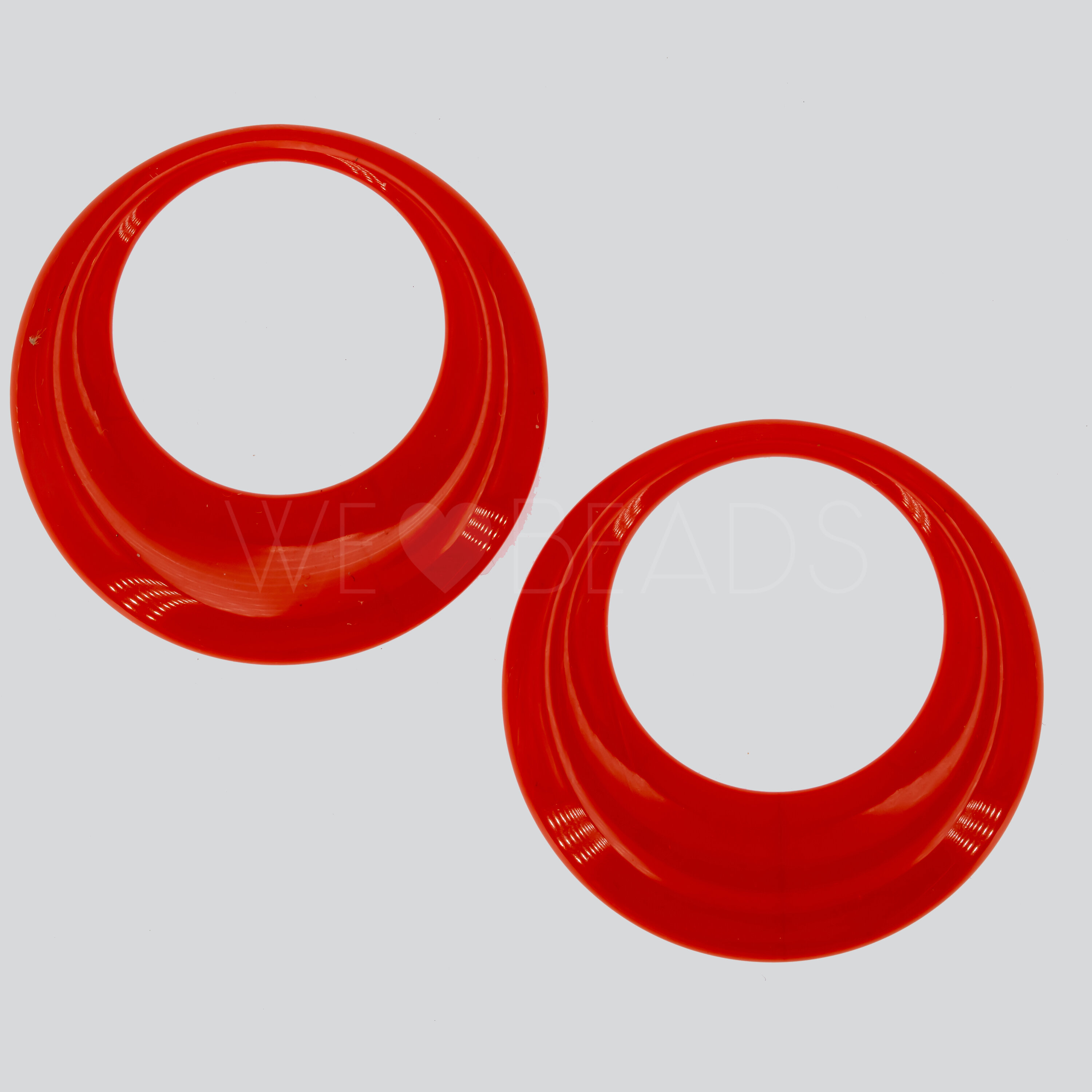 44mm Rund Ring in korall