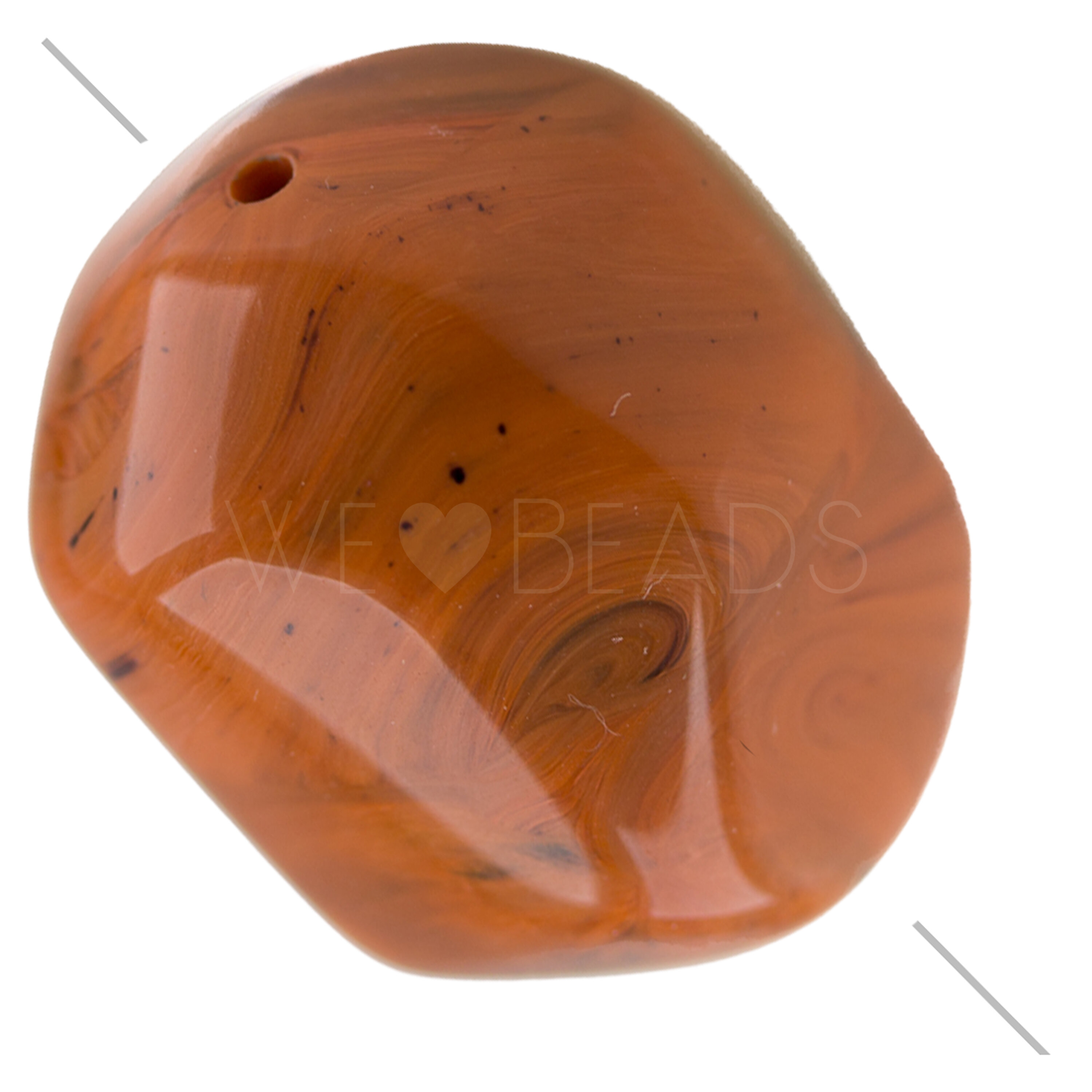baroque Beads in coral