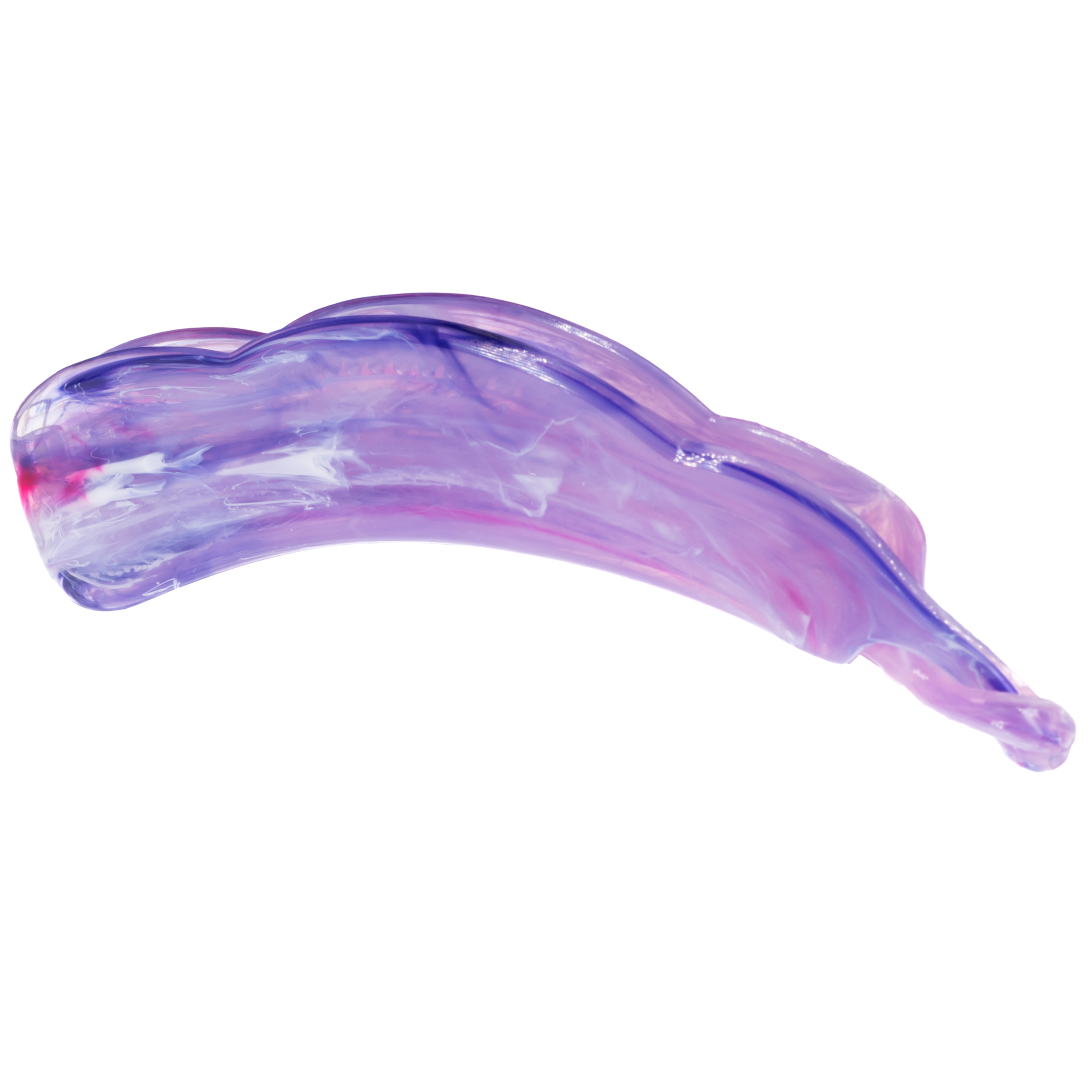 13cm Bananenspange in Multicolor lila , Large