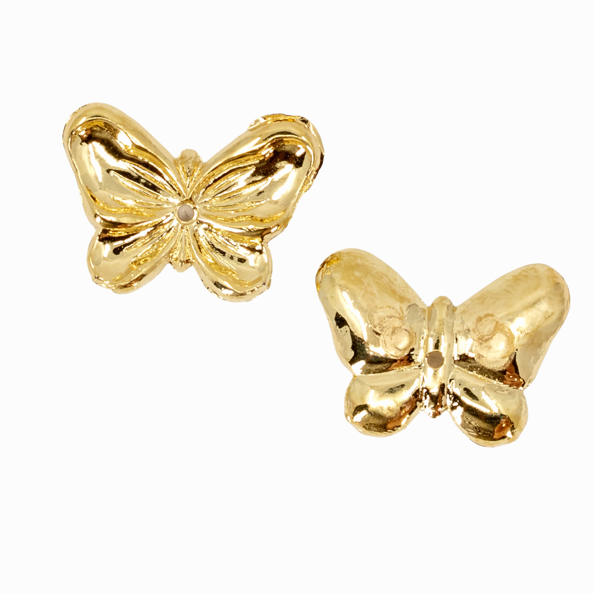 Schmetterling Perle in gold