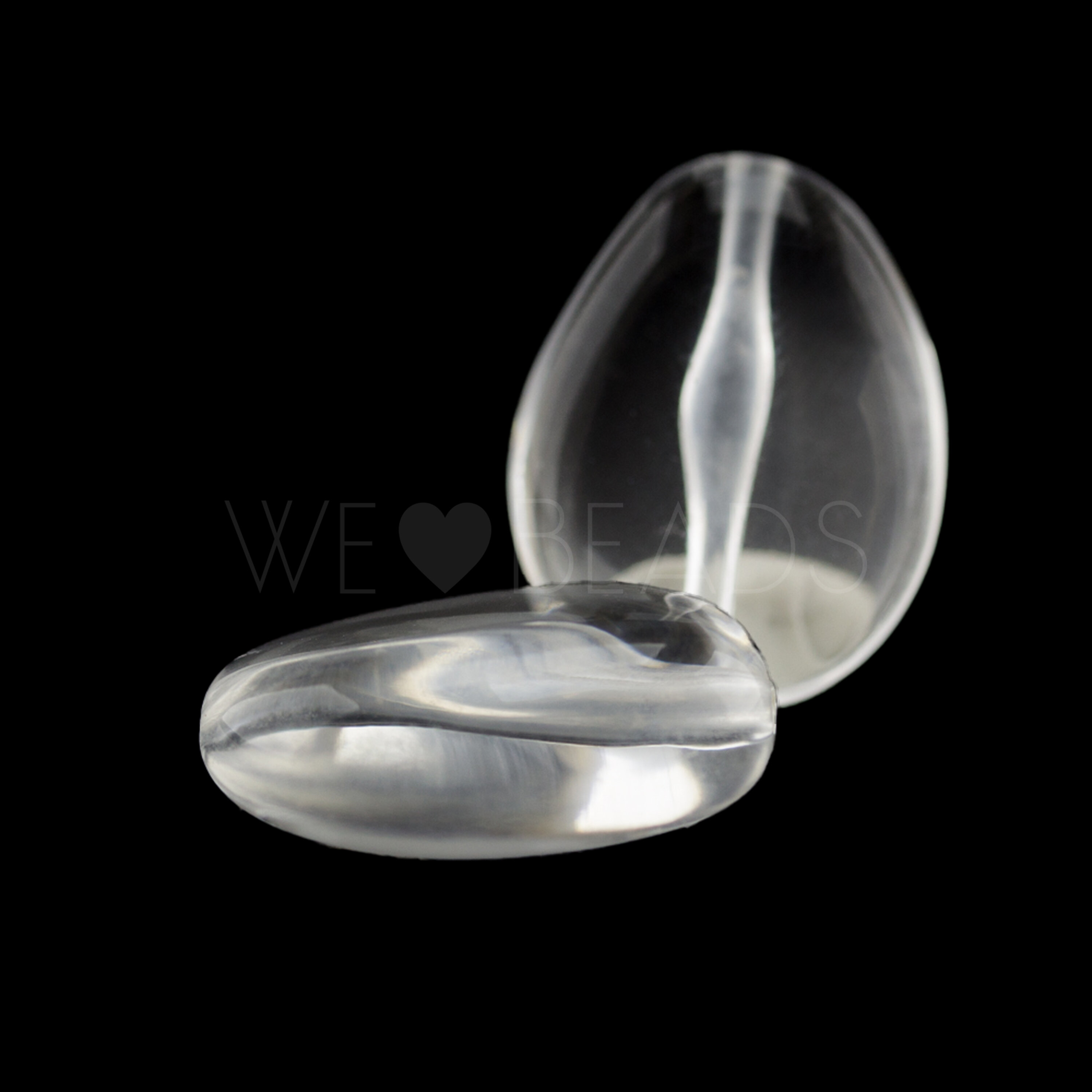 18x14 Perle Barock in Kristall