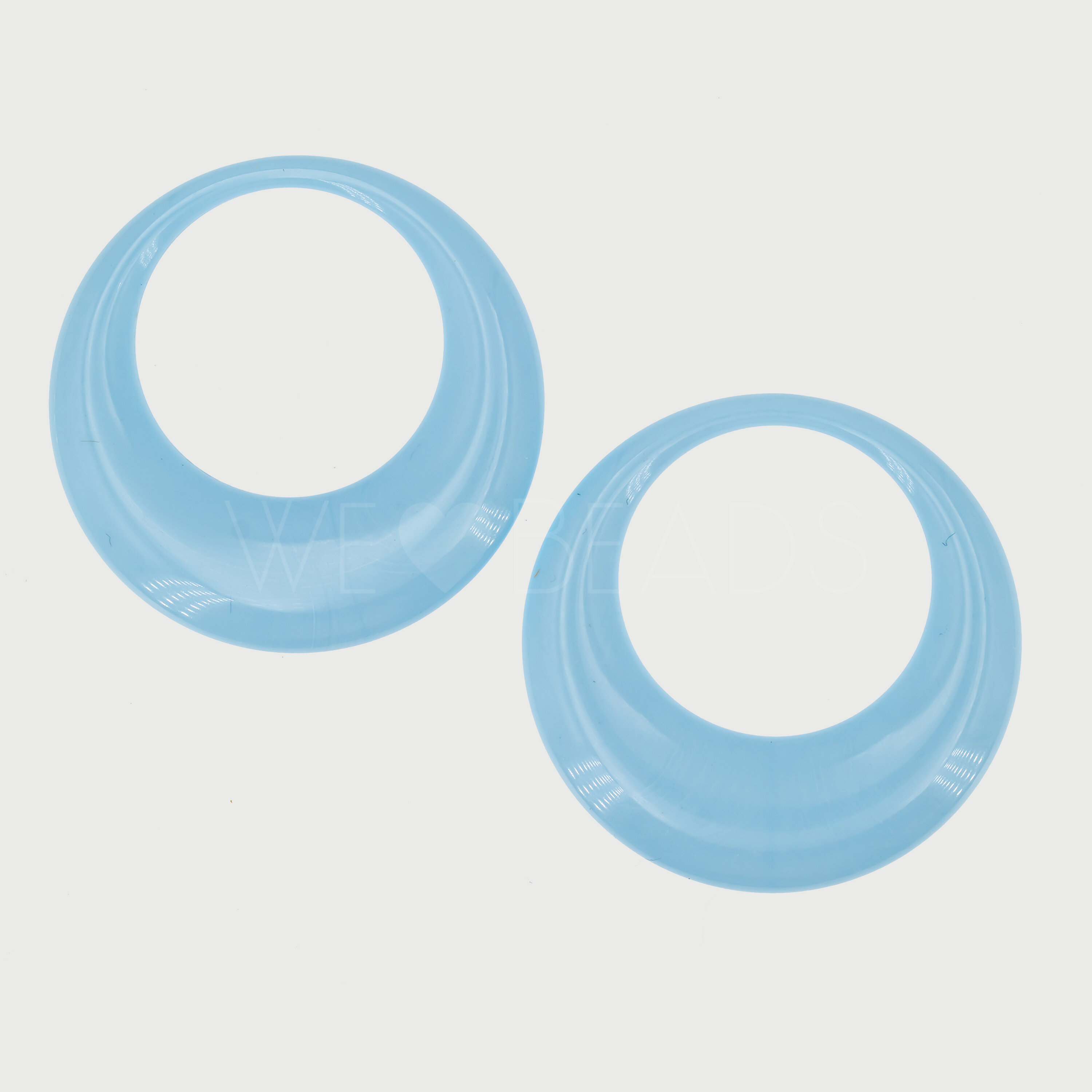 44mm Rund Ring in Traumblau