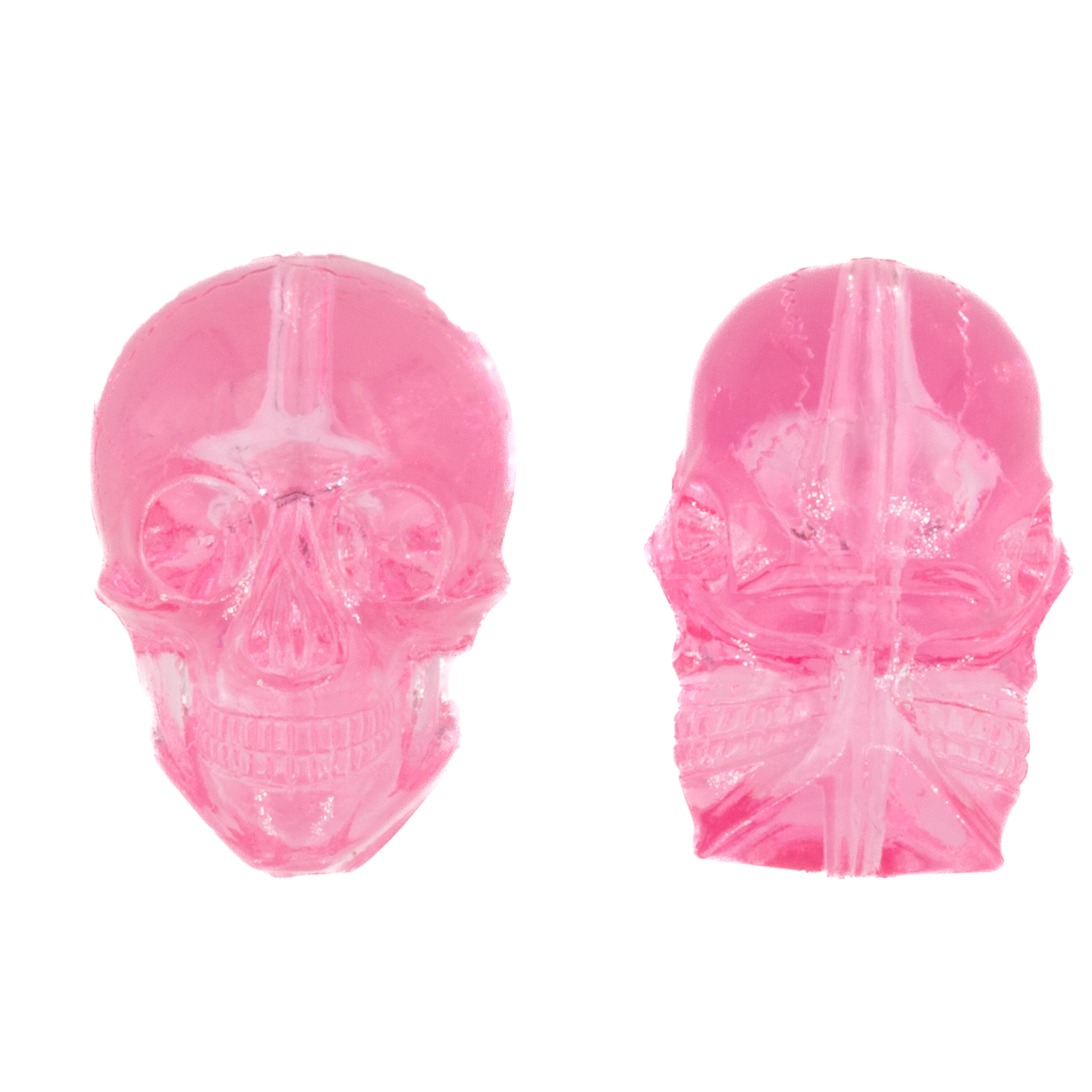 20x14 Totenkopf Perle in pink