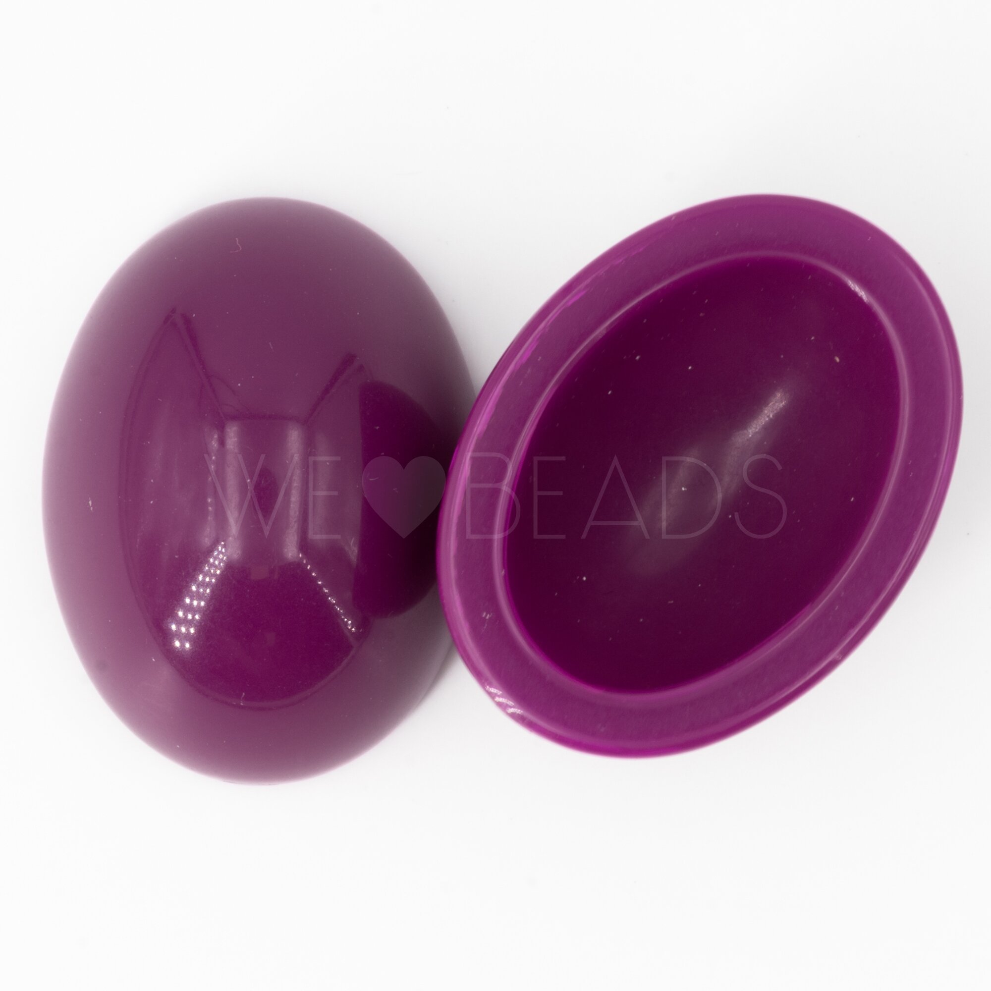 40x30 oval Cabochon in beerenviolett