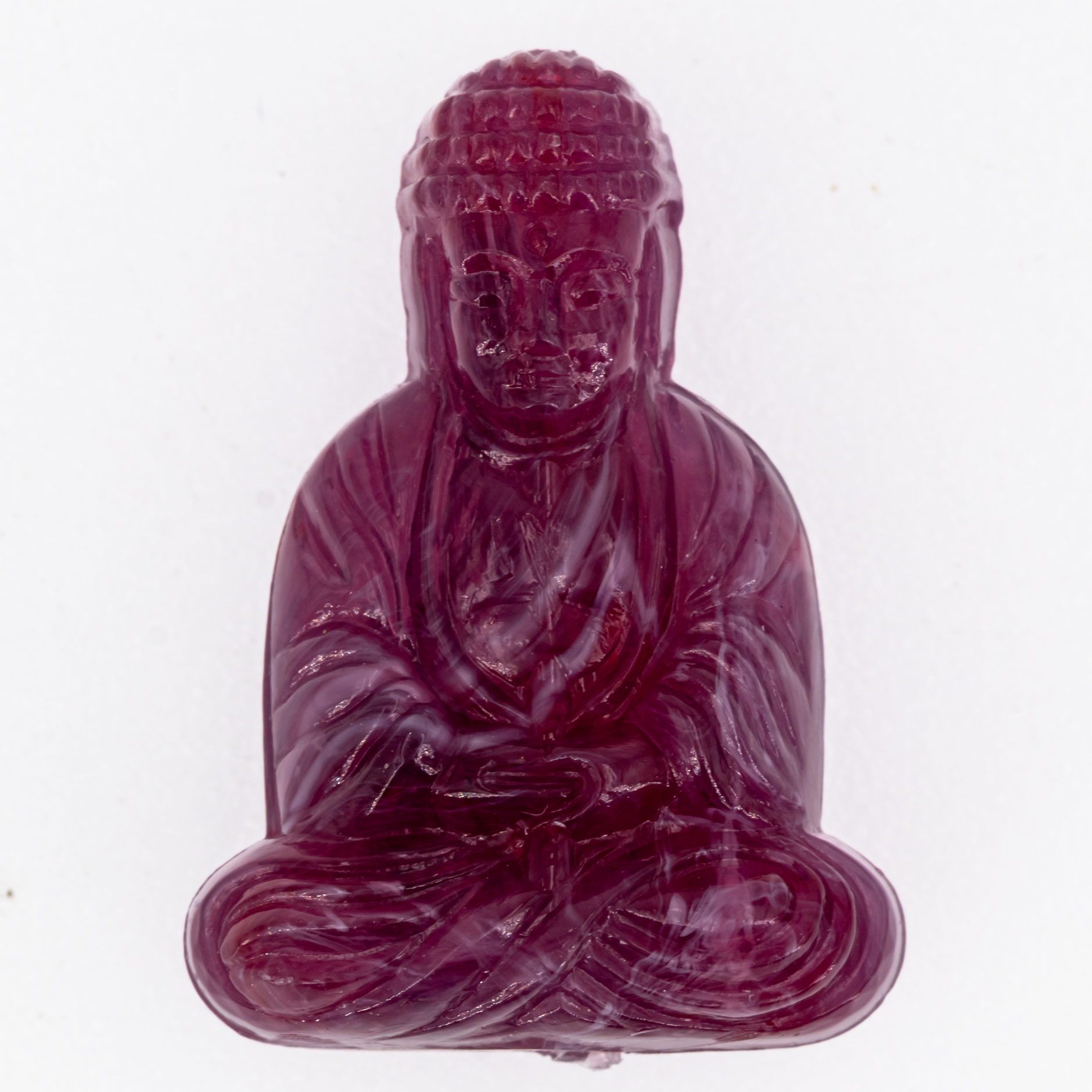 28x18 Buddha bead in pansy purple