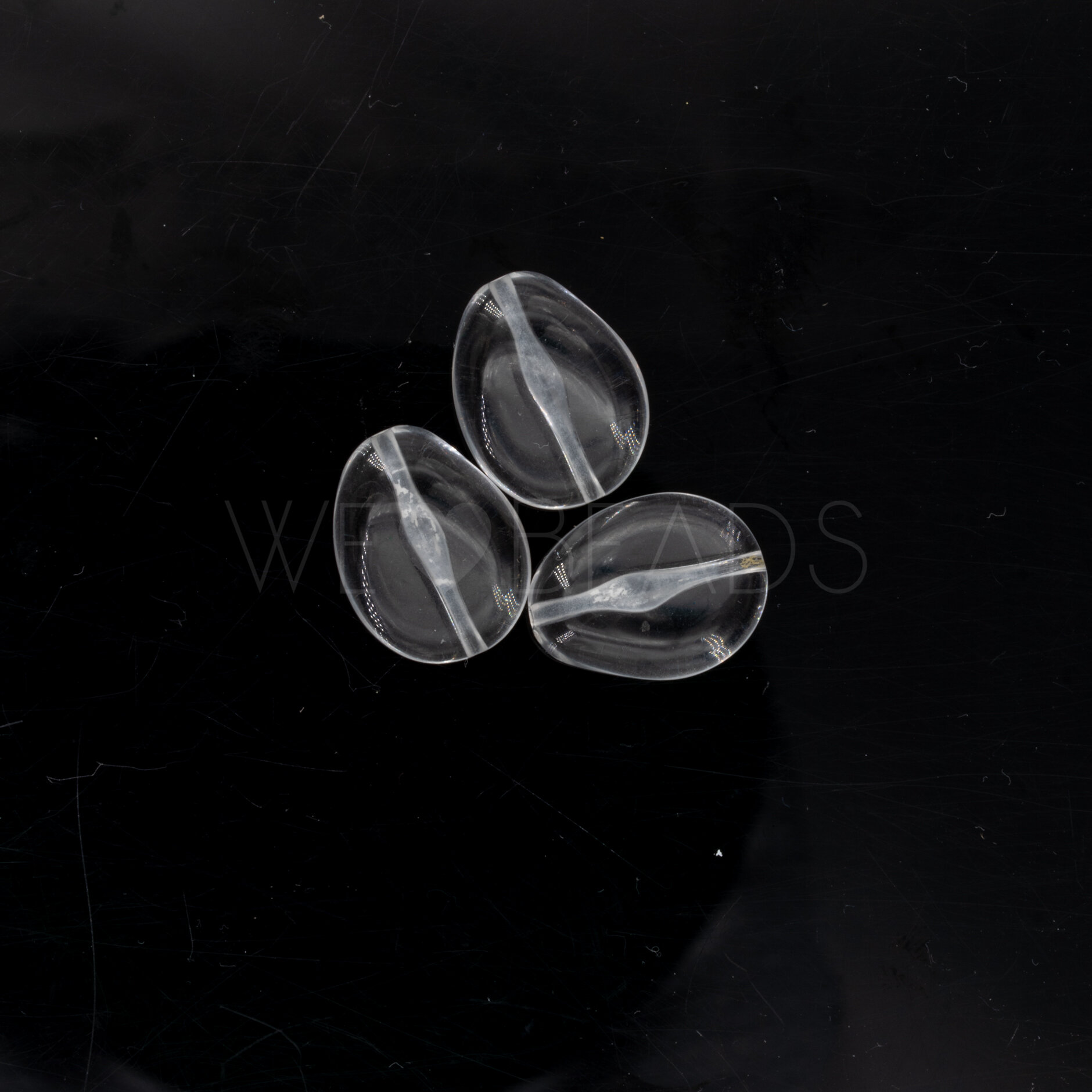 18x14 Perle Barock in Kristall