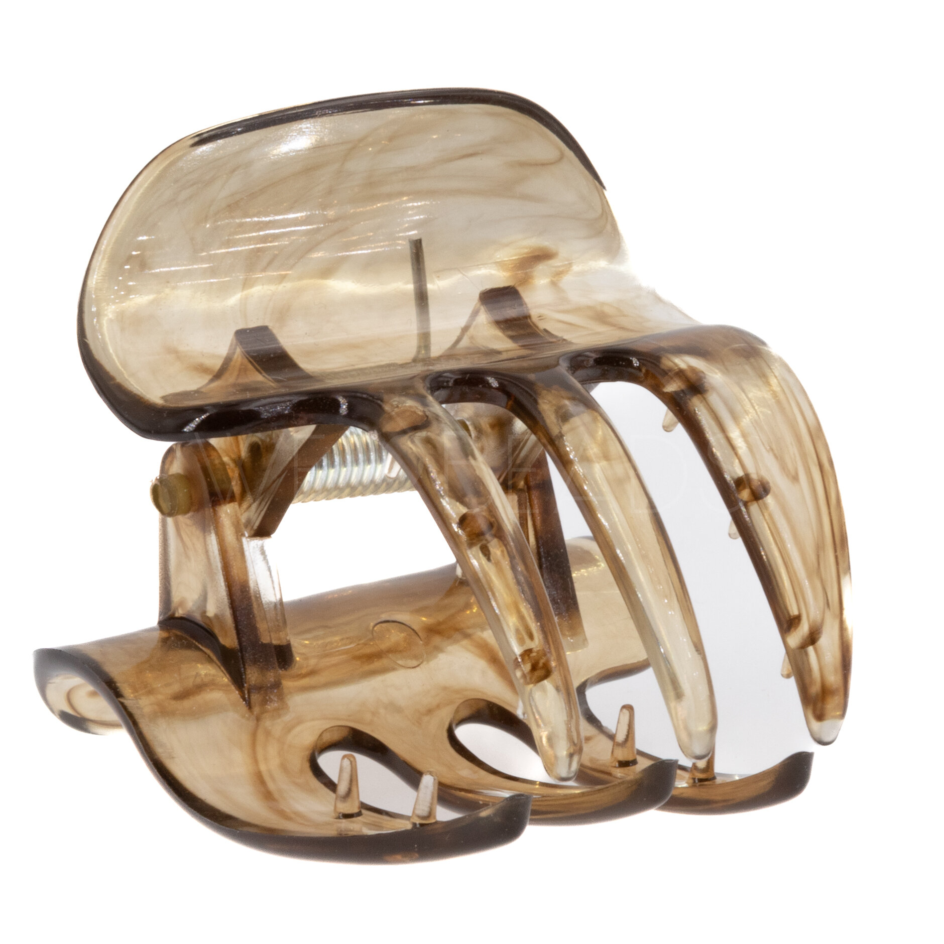 Haarklammer in Karamell in Large