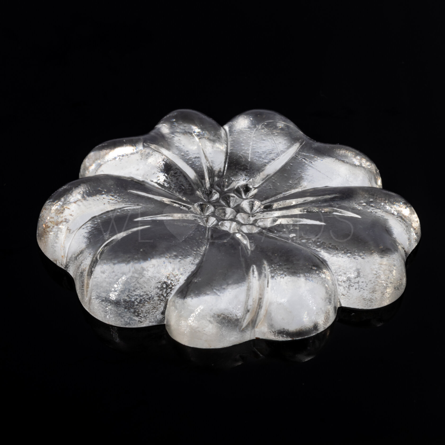 49mm Flower Cabochon in crystal