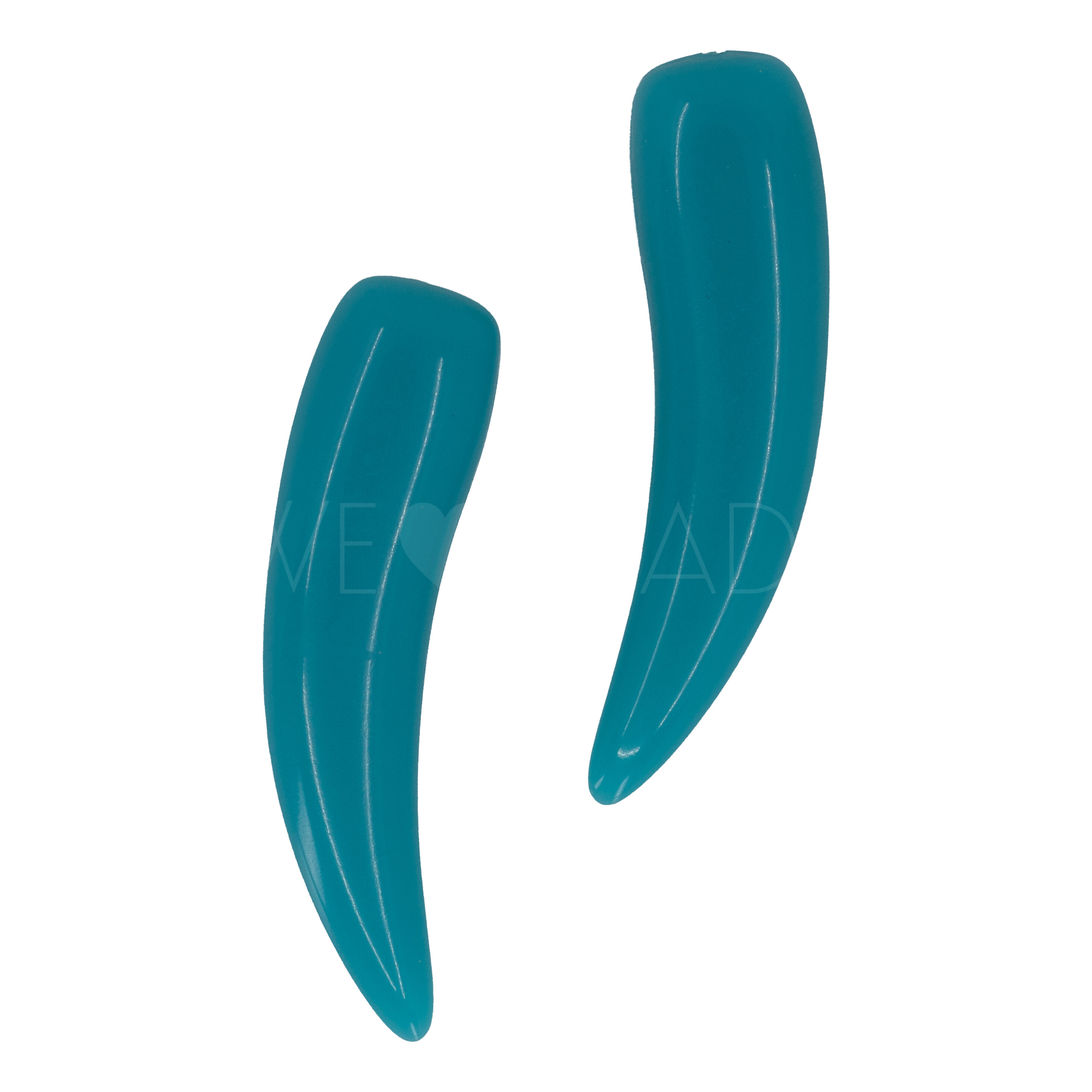 40mm Zahn Charm in turquoise