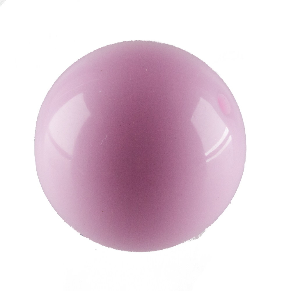 20mm Roundbead in rose  Opaque