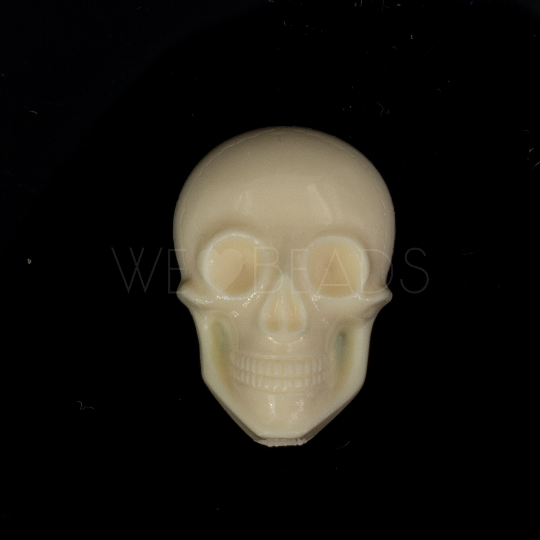 20x14 Cabochon Totenkopf in elfenbein