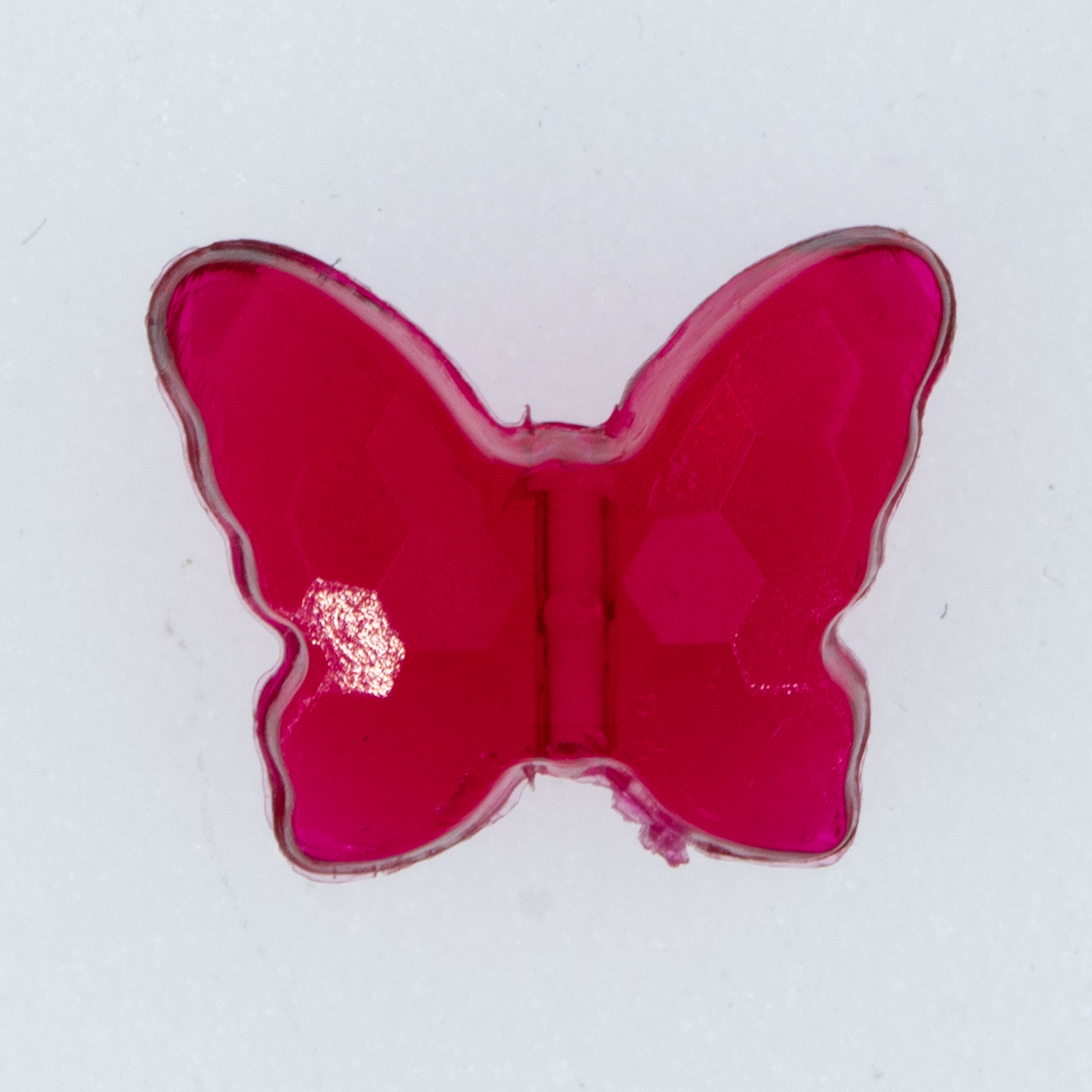 11x9 Schmetterling  in Fuchsia Transparent