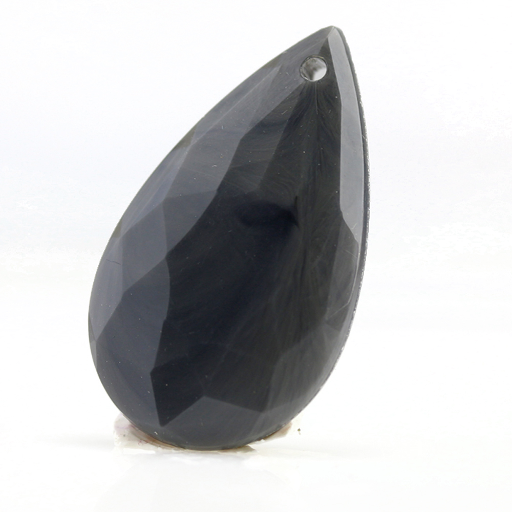 37x22 drop Charm- graphite grey Marbled