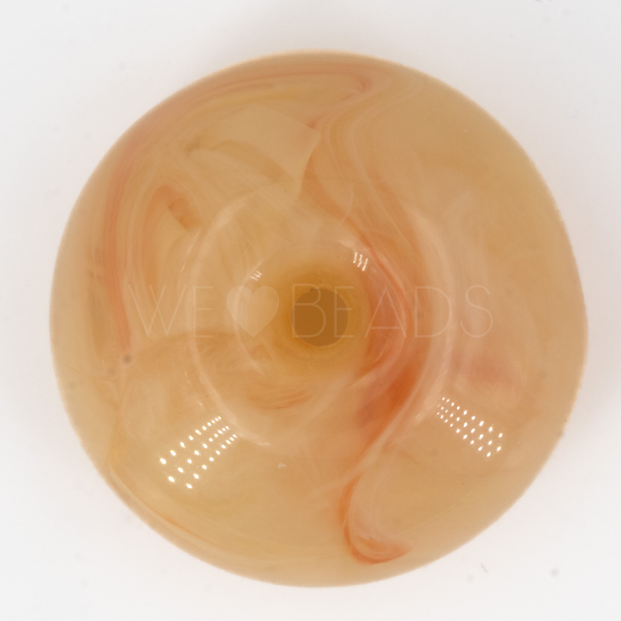 18mm Donut Beads in beie