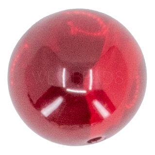 8mm Round Beads in red