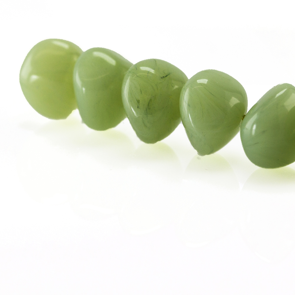 6x7 Barock Perle - jade  Marmor