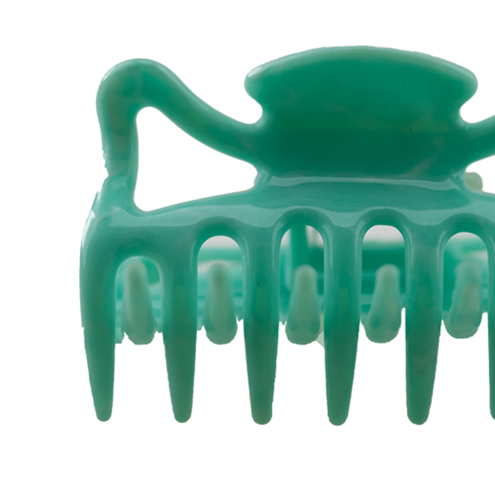 Haarklammer in eisgrün , medium