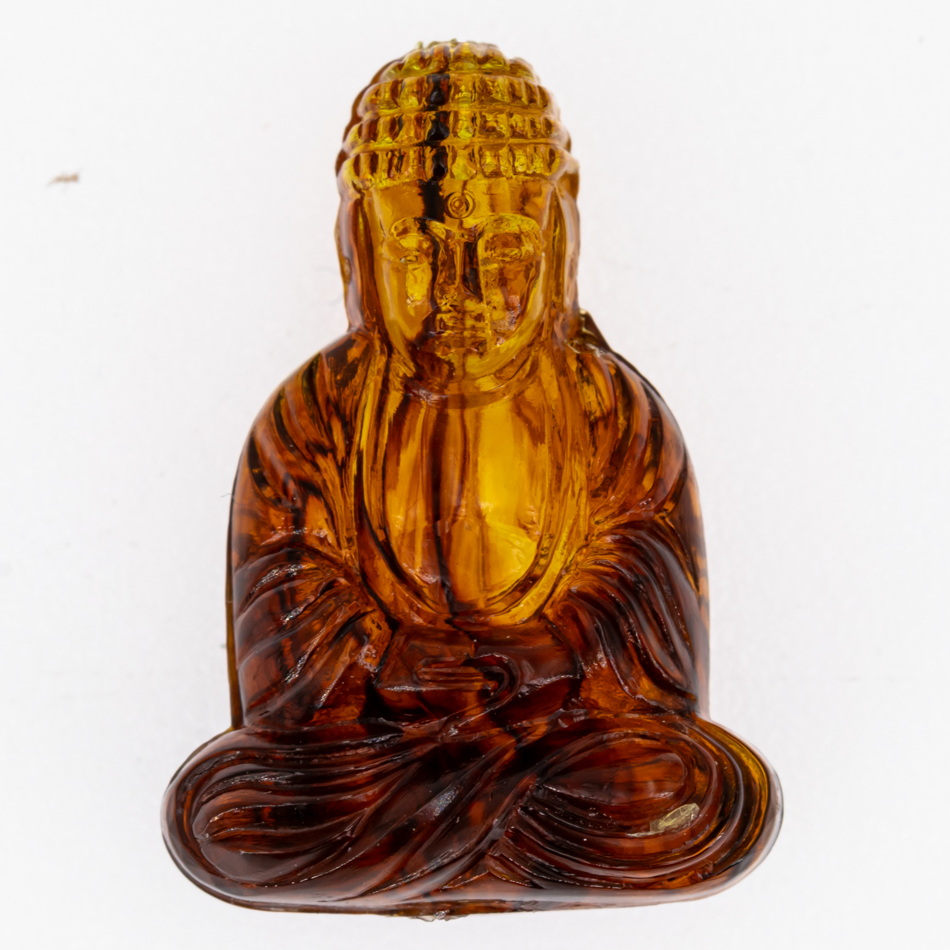 25x18 Buddha-Perle sitzend in schildpatt Marmor