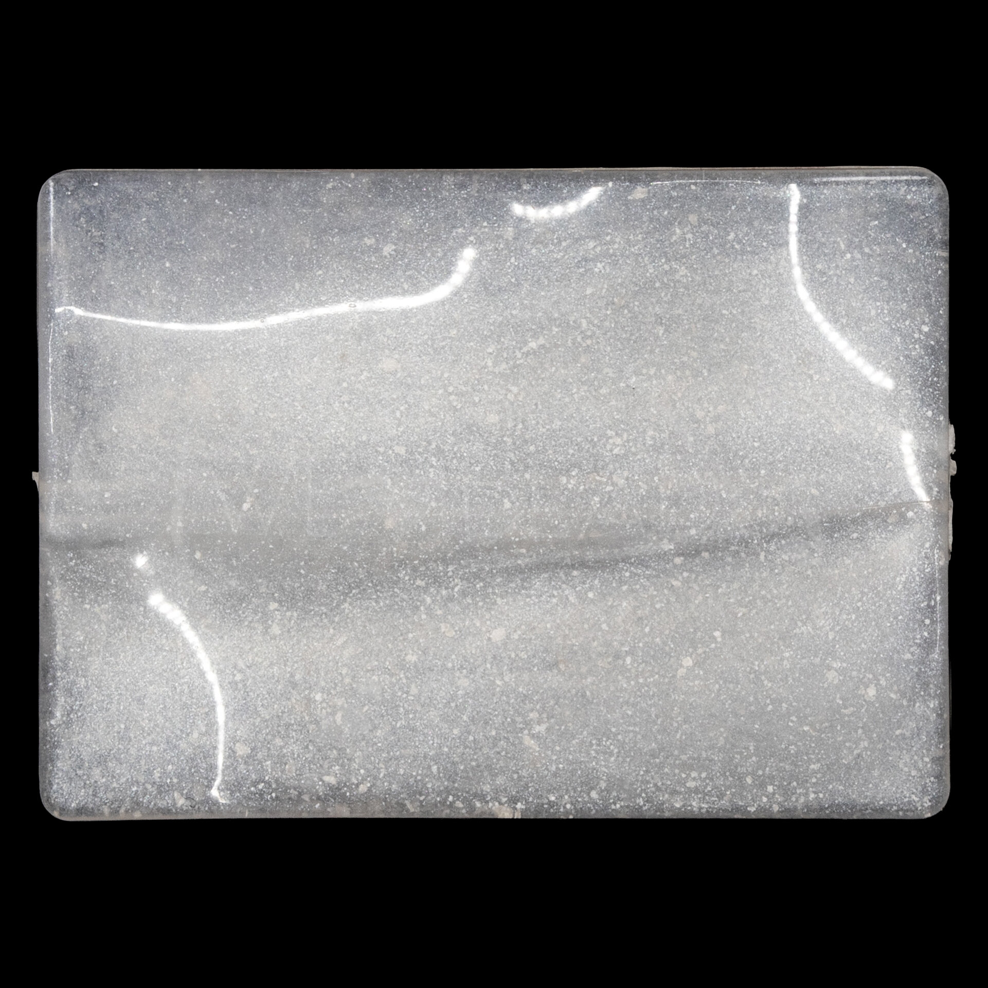 35x25 rectangular Beads in silk white