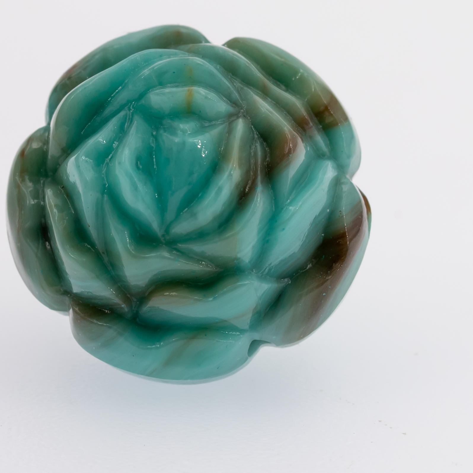 12mm Rose Perle in türkis