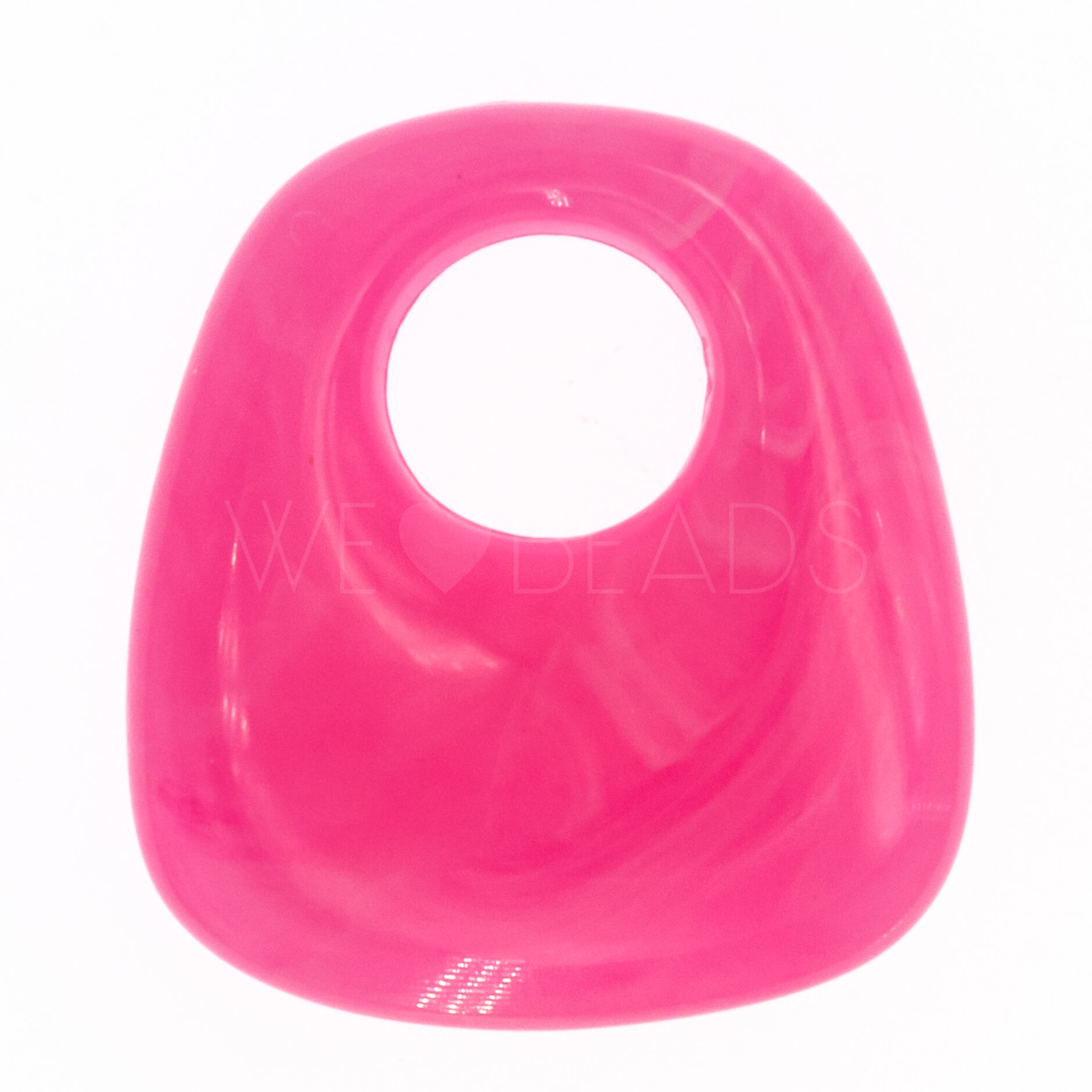 23x21 Trapezium Charm in pink