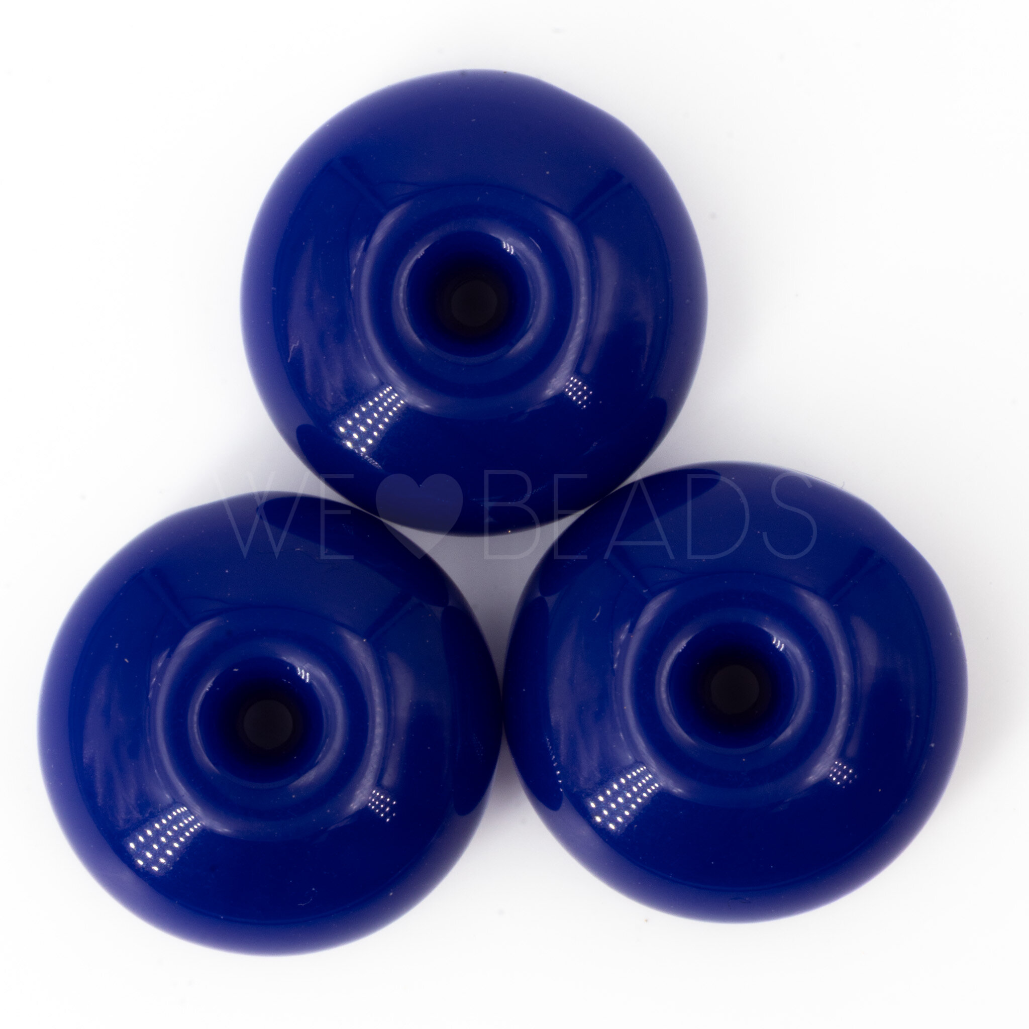 18mm Perle Rondell in ultramarinblau