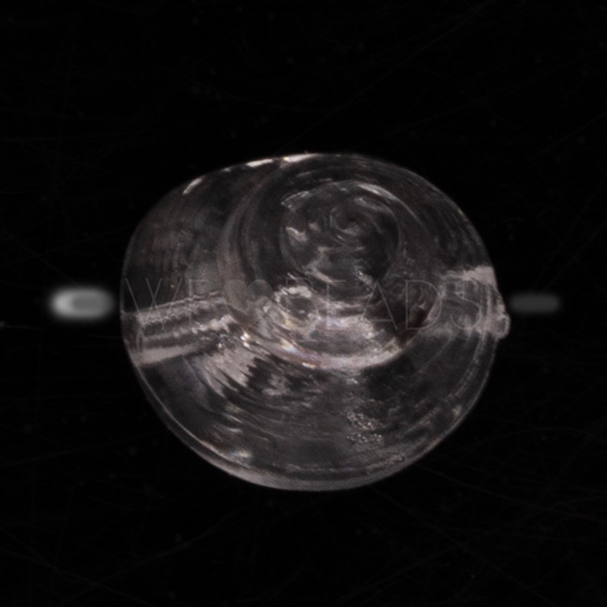 9mm Muschel Perle in Kristall