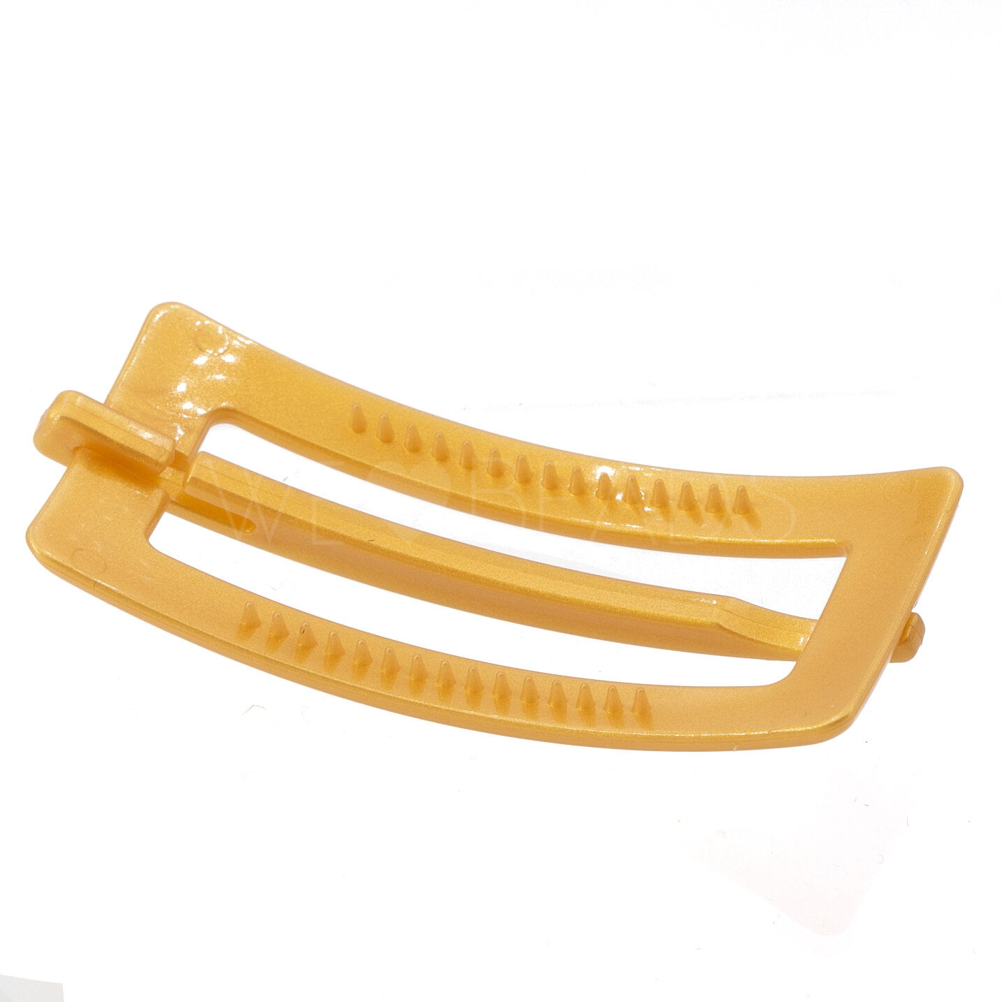 Libellenspange Rechteck in goldgelb (medium)