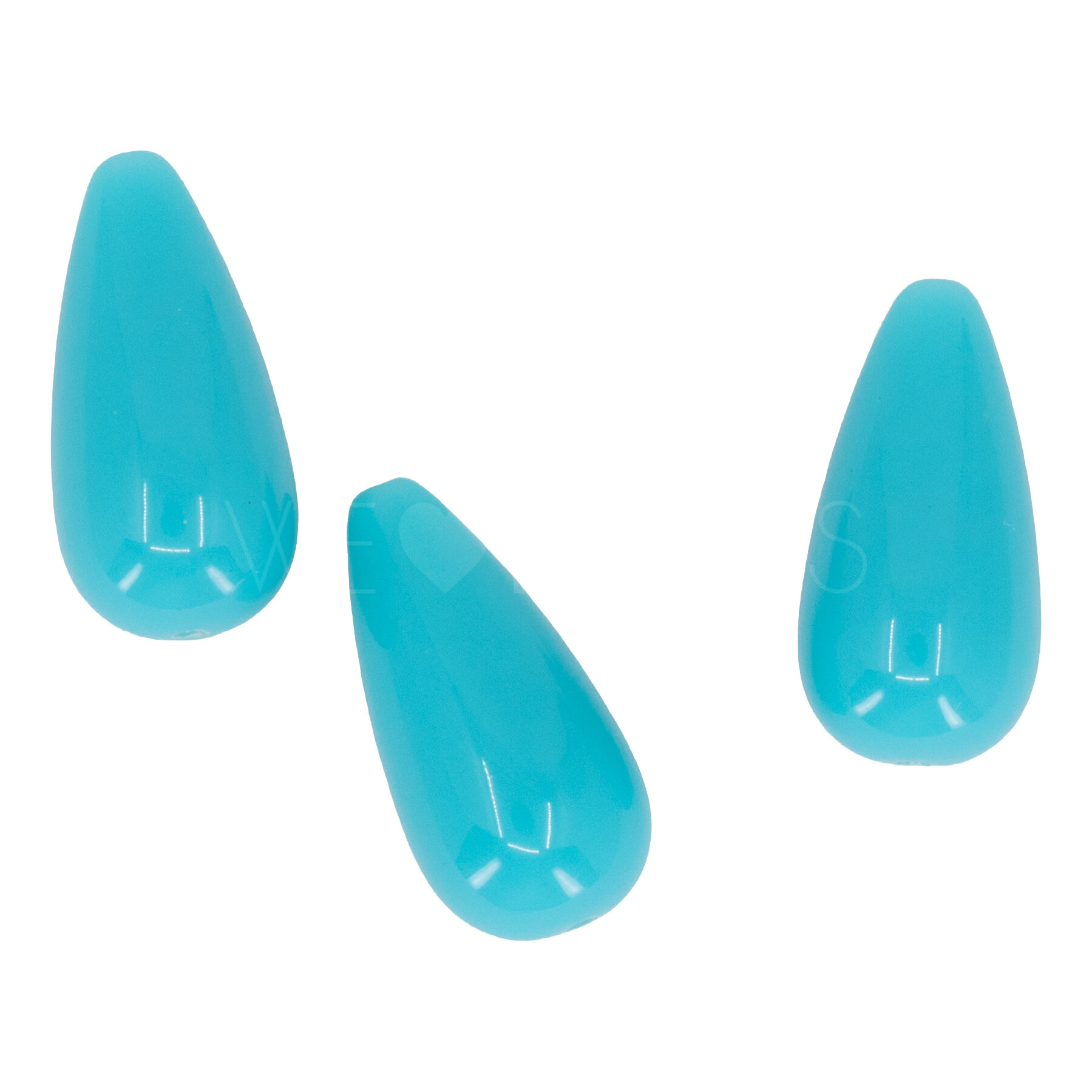 16x8 drop Beads in turquoise