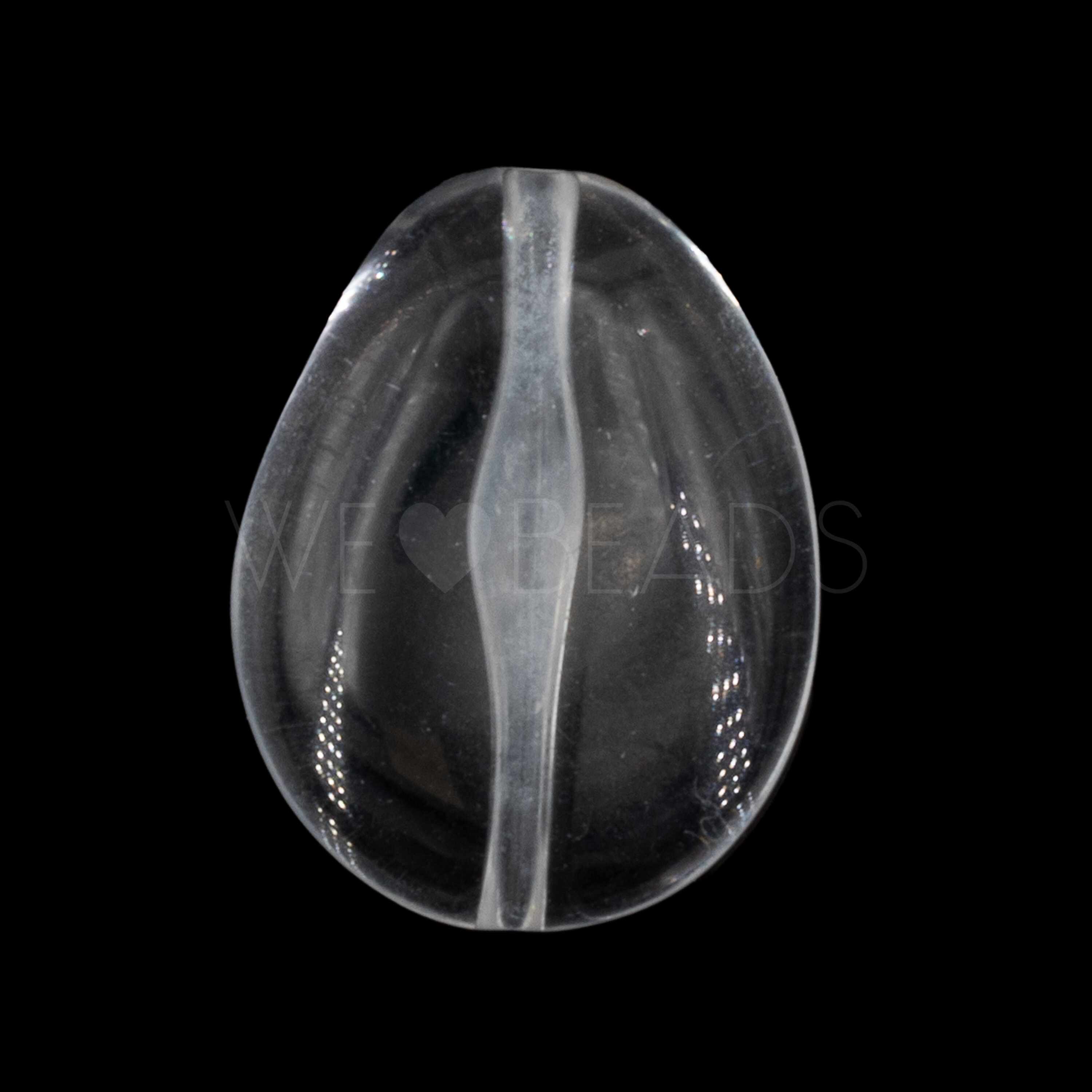 18x14 Perle Barock in Kristall