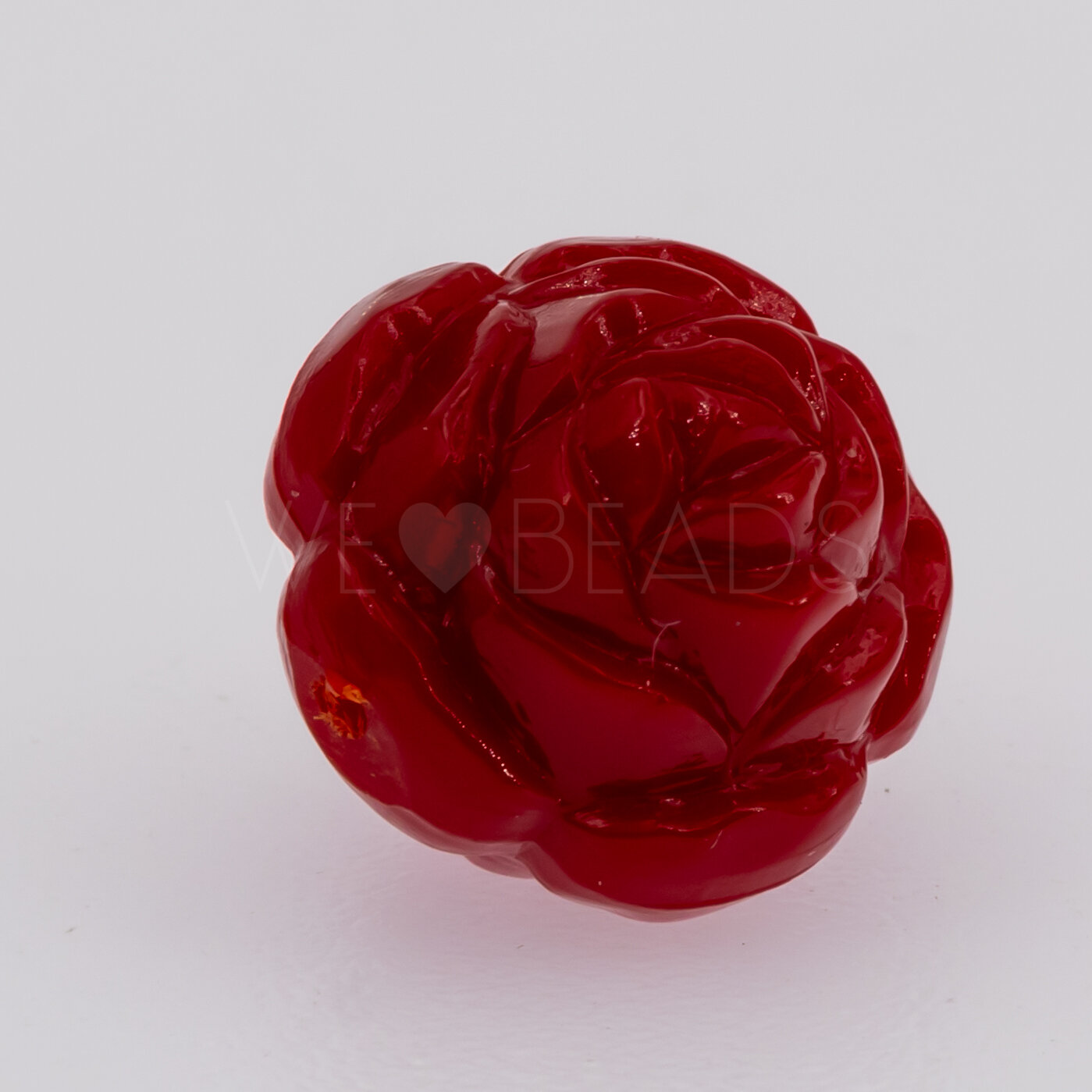 14mm Rose Perle in rot