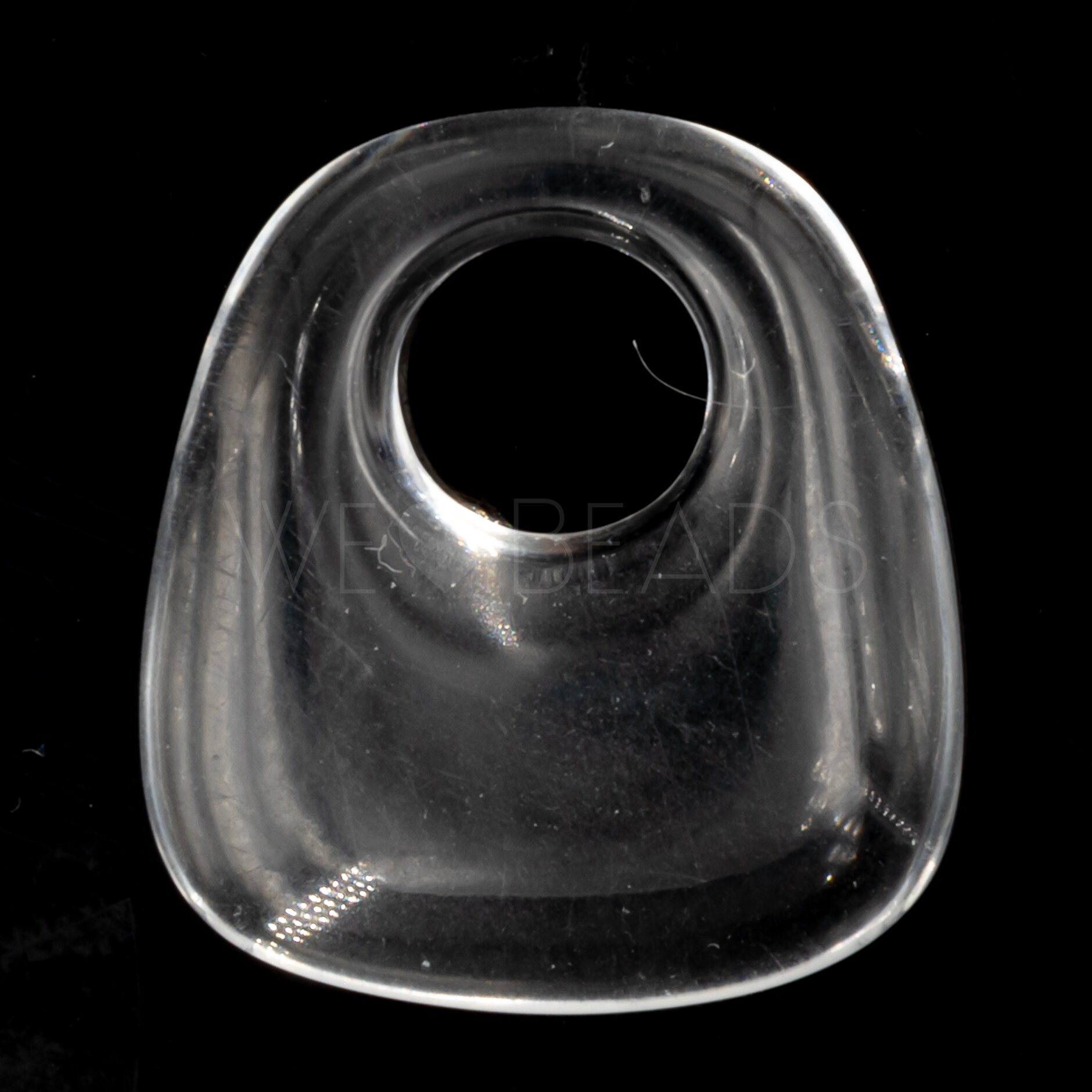 23x21 Trapezium Charm in crystal