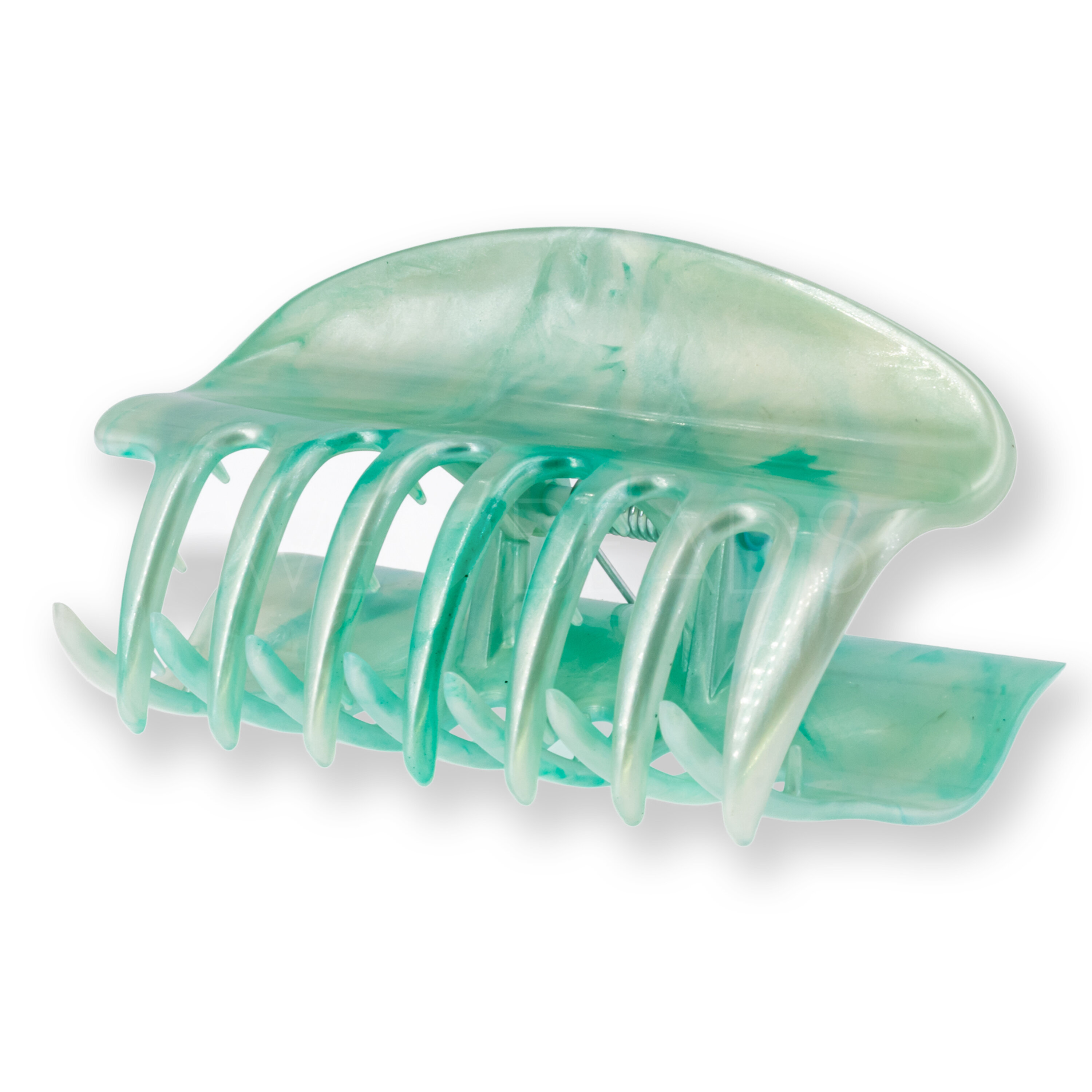 Haarklammer in Aquamarin , Large