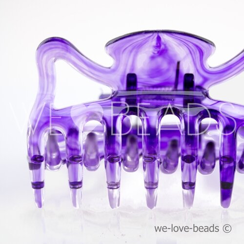 Haarklammer in lila , medium