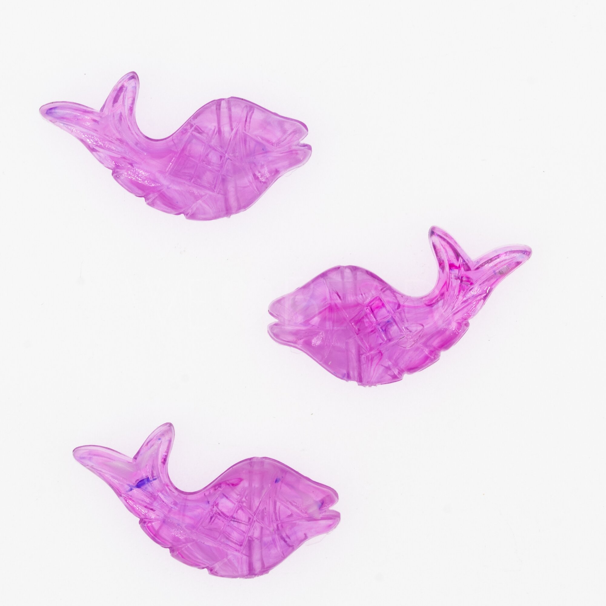 30x15 Fisch Beads in purple violett