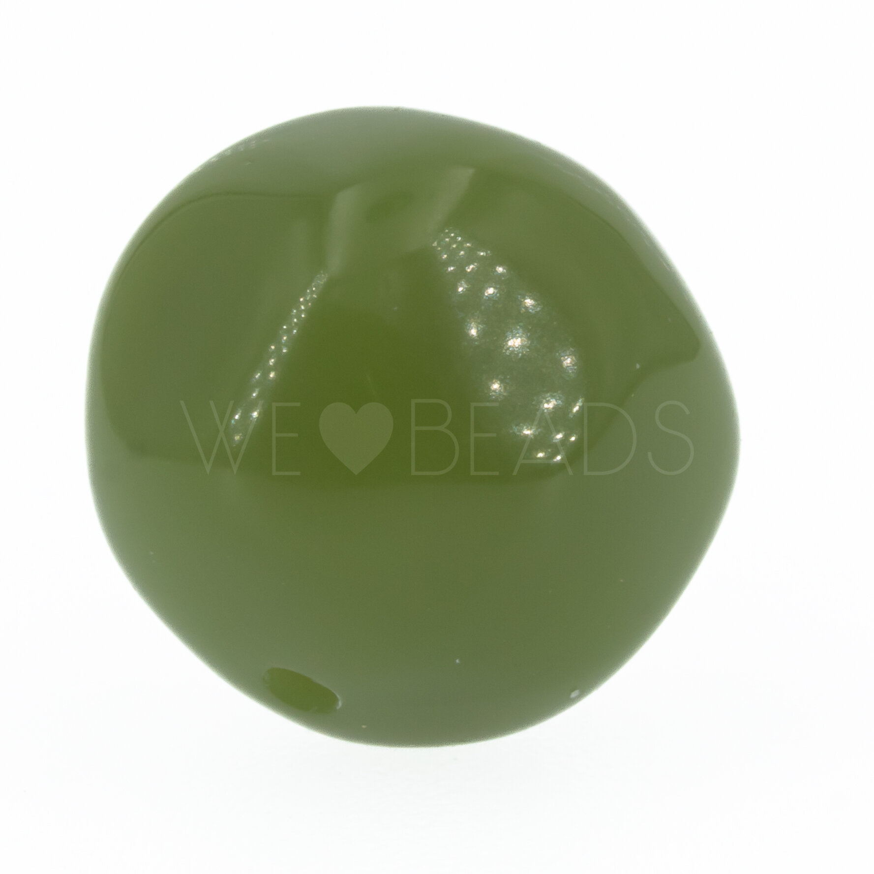 15mm baroque Beads- khaki  Opal