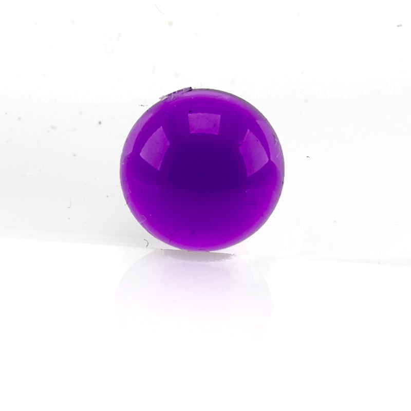 10mm Cabochon oval - lila Transparent