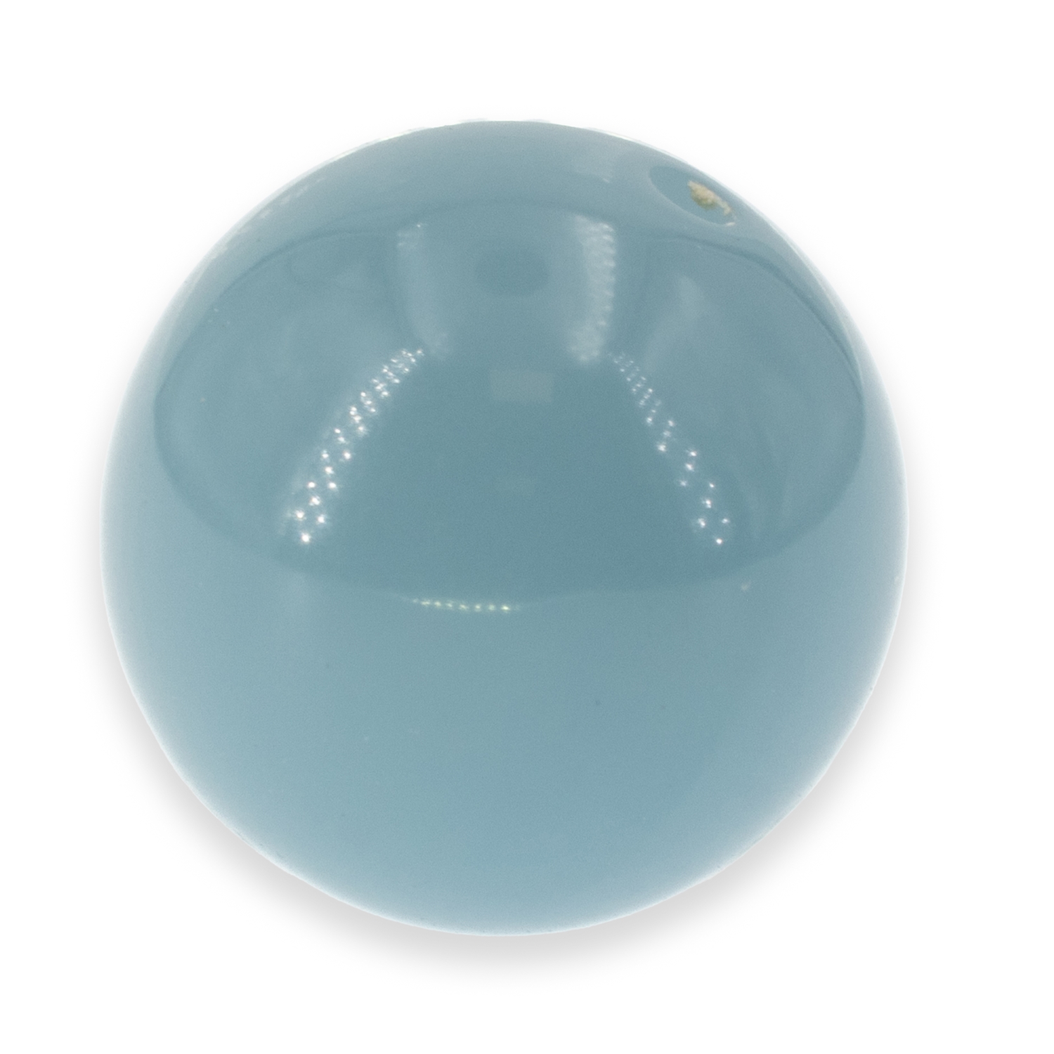 12mm Rundperle in  schiefer blau grau Satt