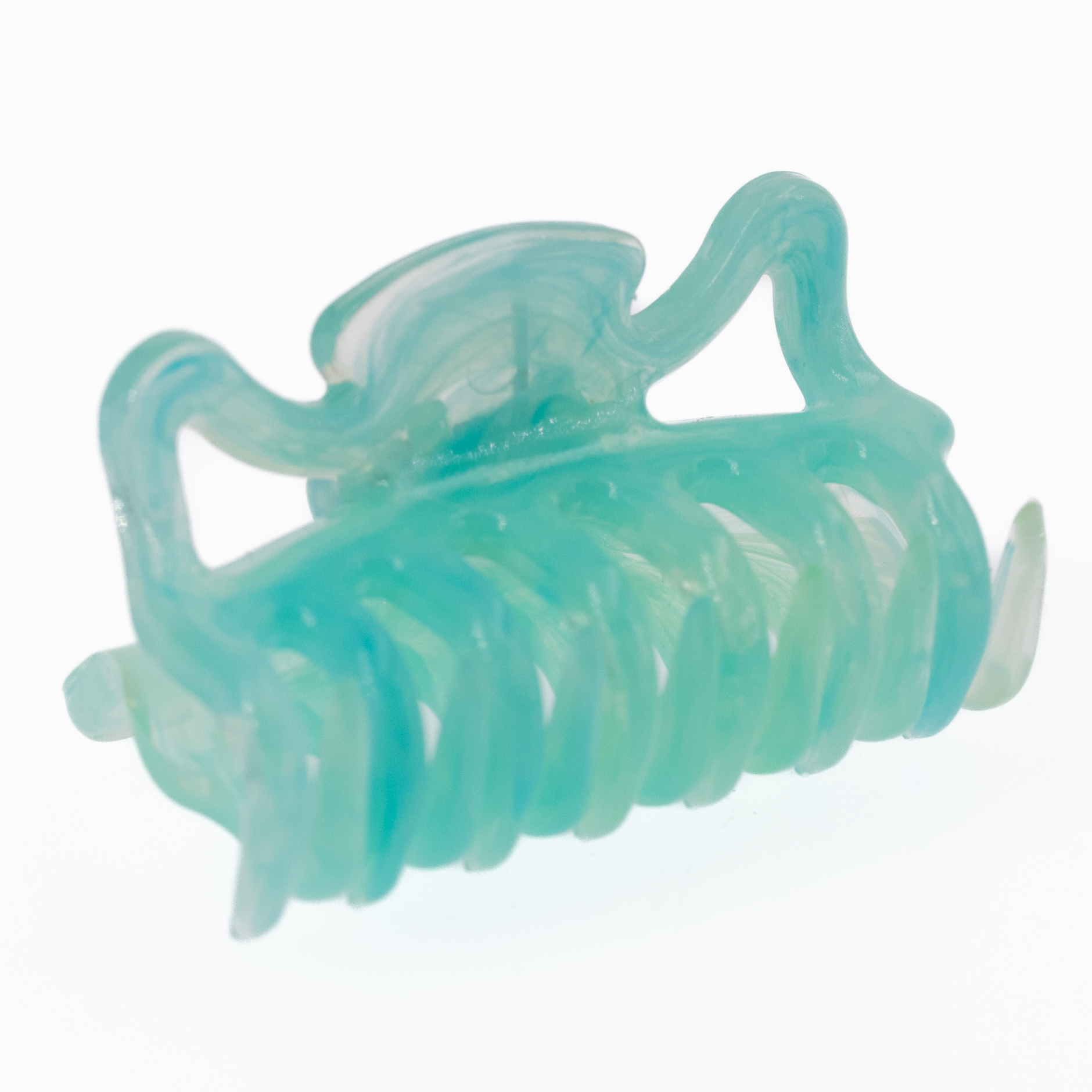 Haarklammer in grünblau, klein