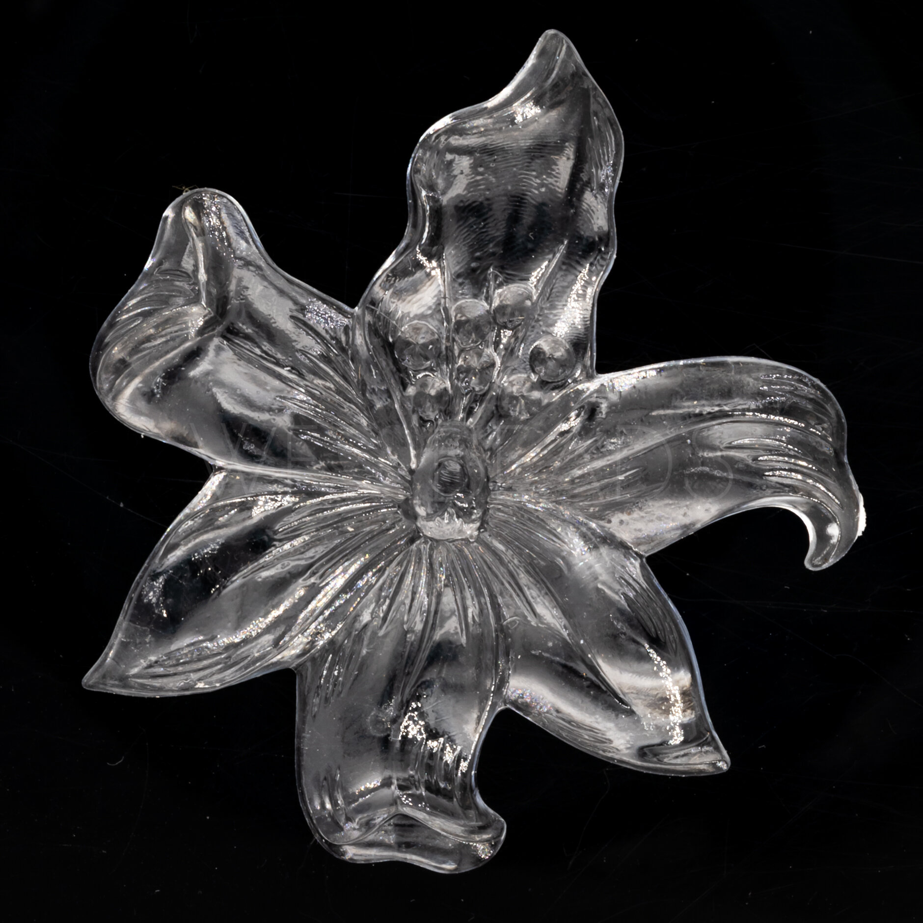 49mm Flower Cabochon in crystal