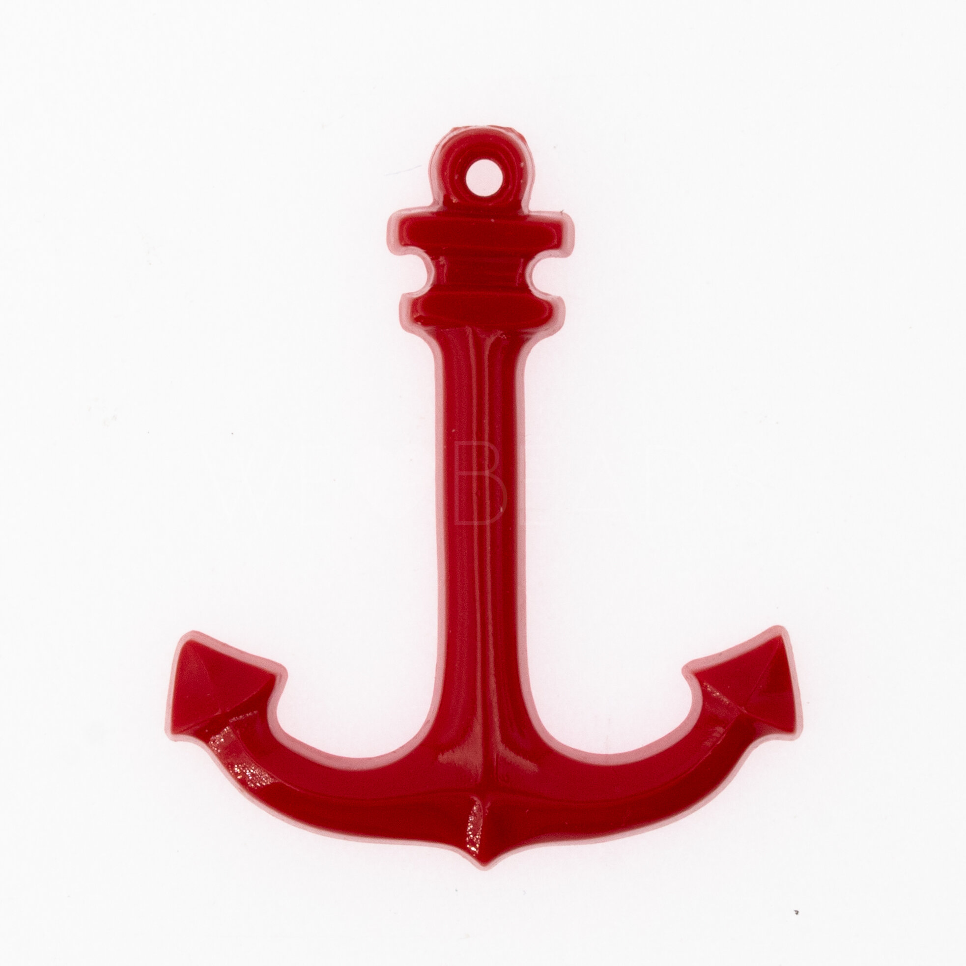 30x26 anchor Charm in red
