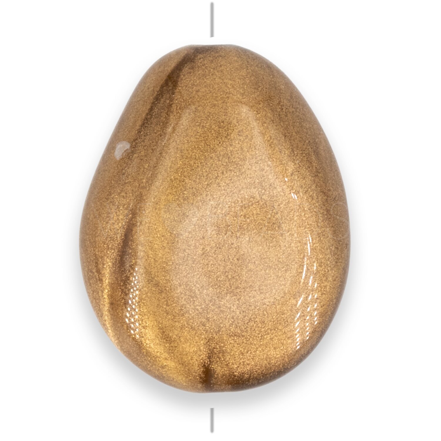 22x17 Perle Barock in goldbasis 