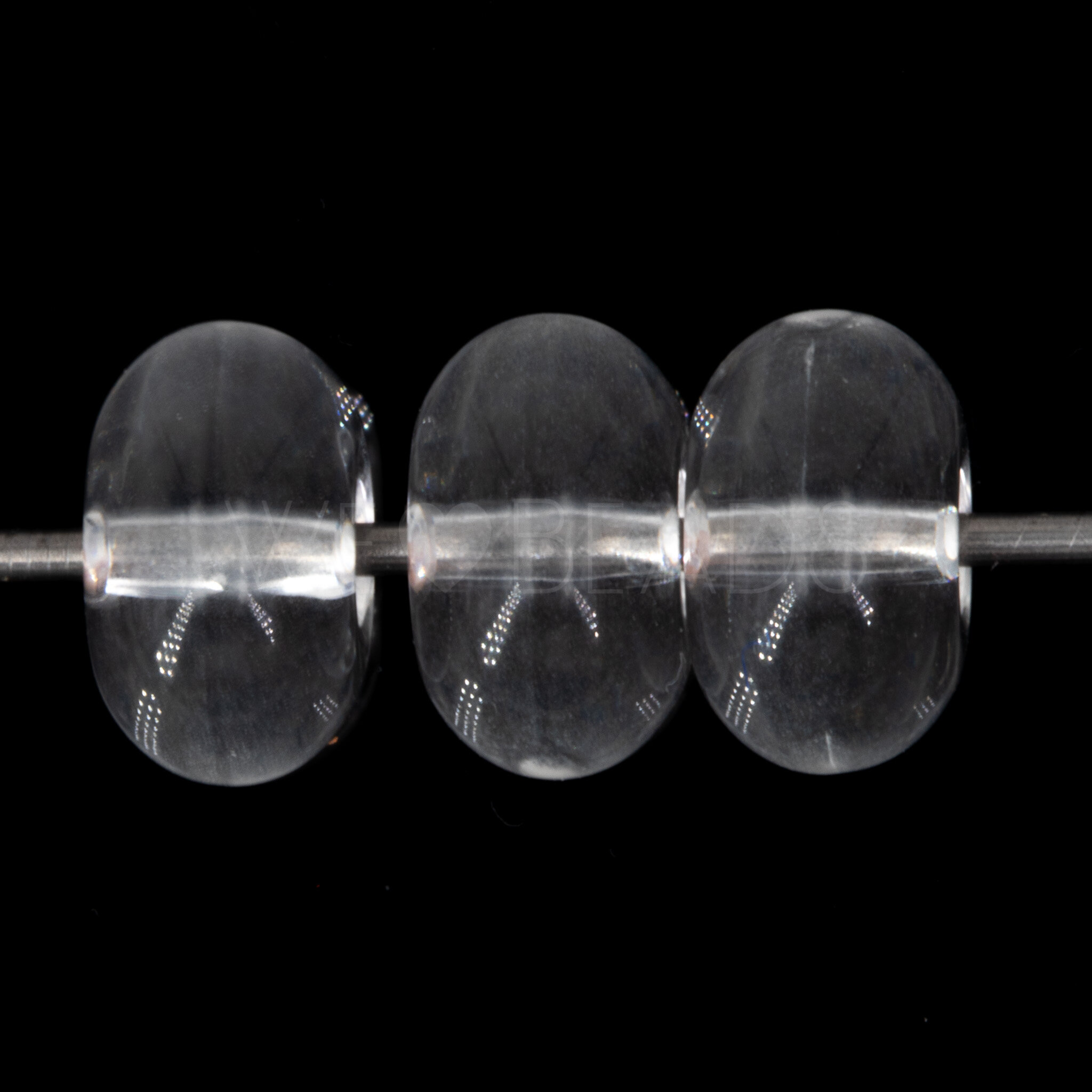 10mm Donut Beads in crystal