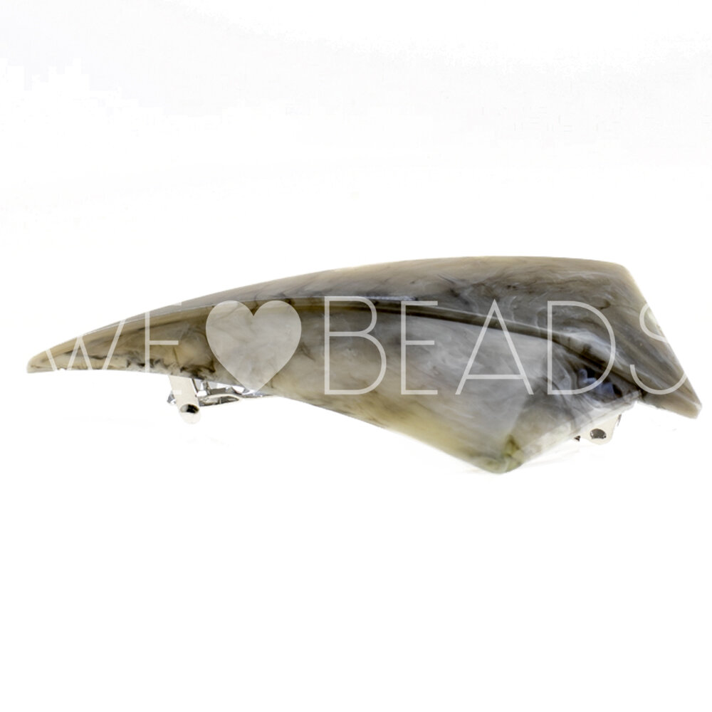 Patentspange dreieck in militärgrau medium