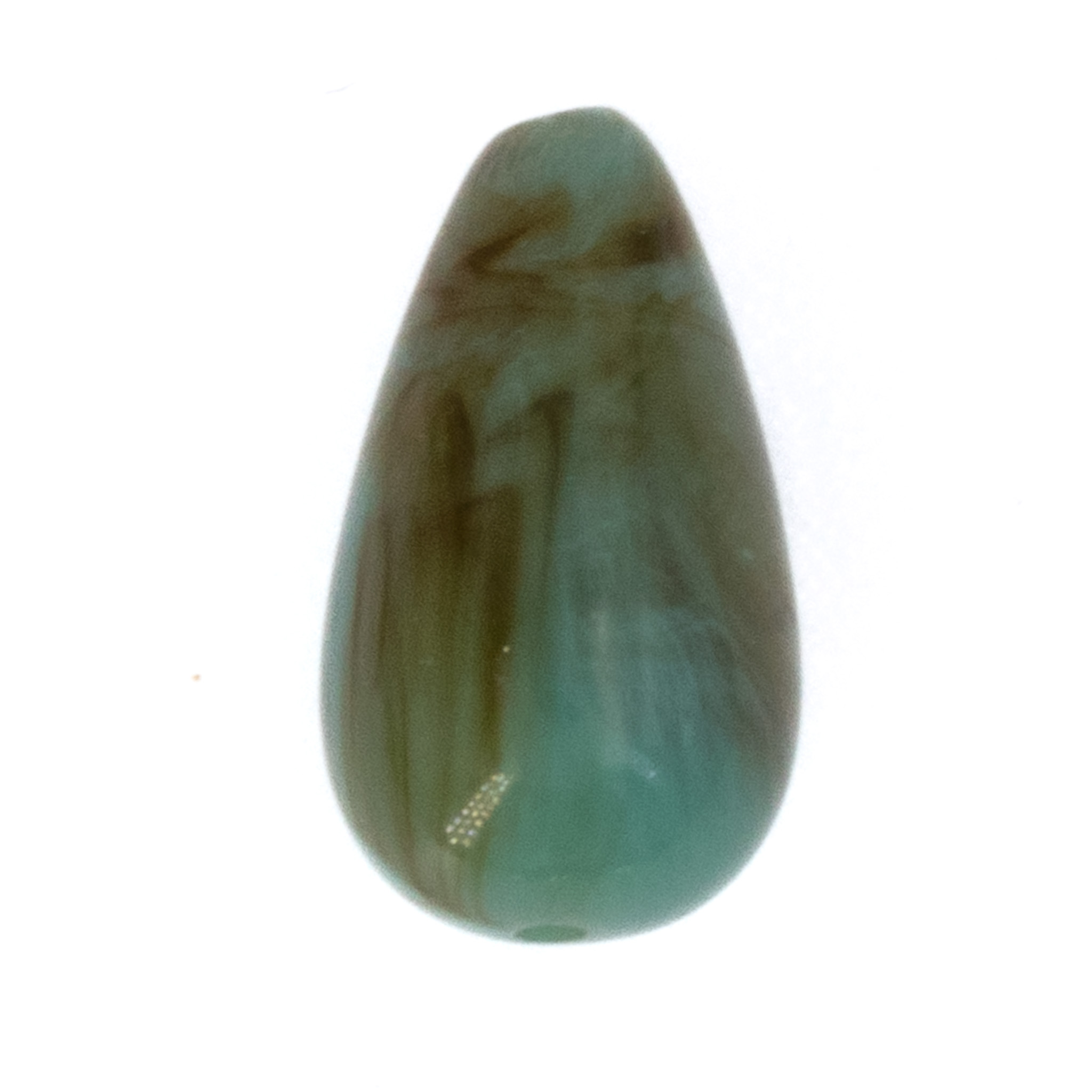 14x8 Tropfen perle in türkis 