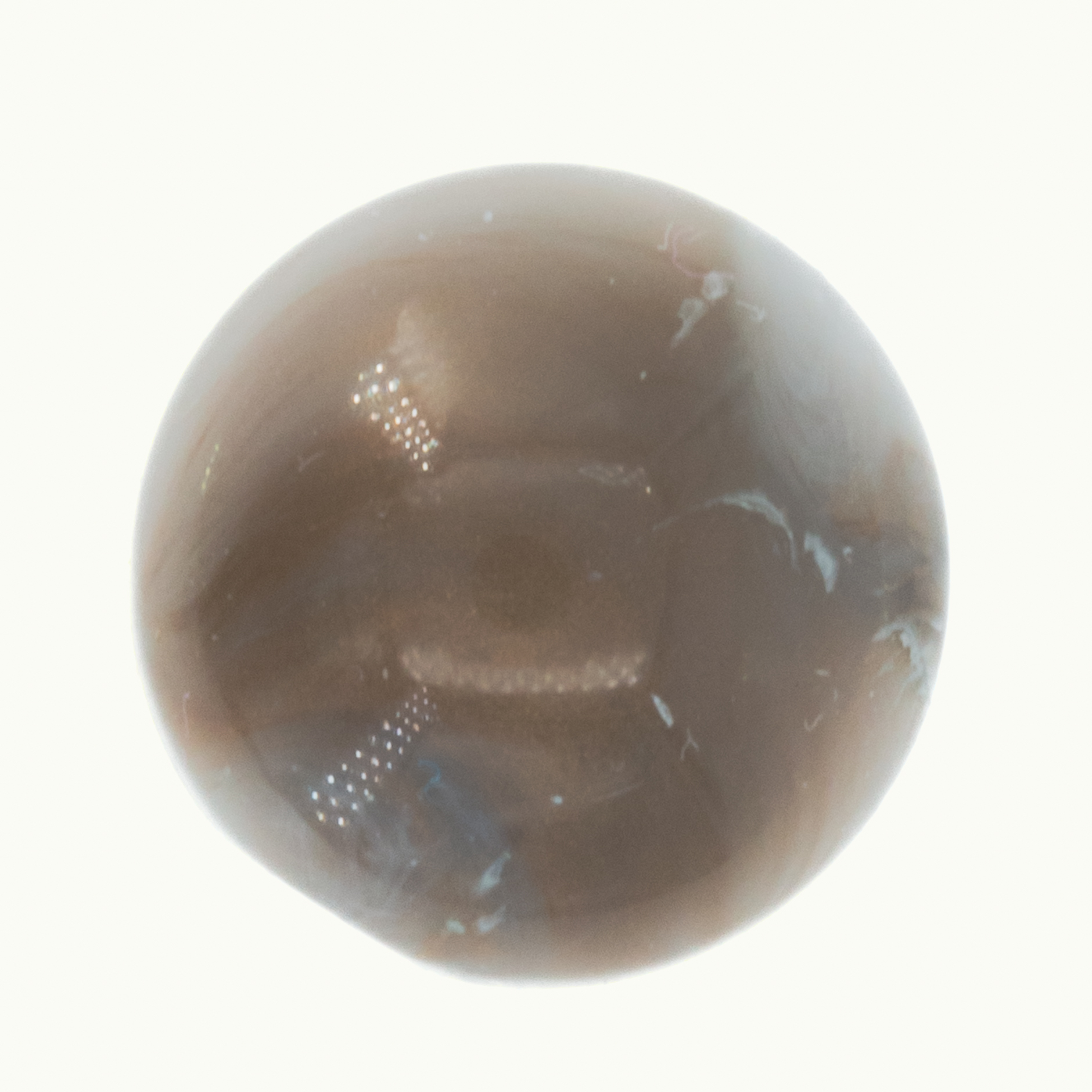 10mm Cabochon oval - cashmere gold Marmor
