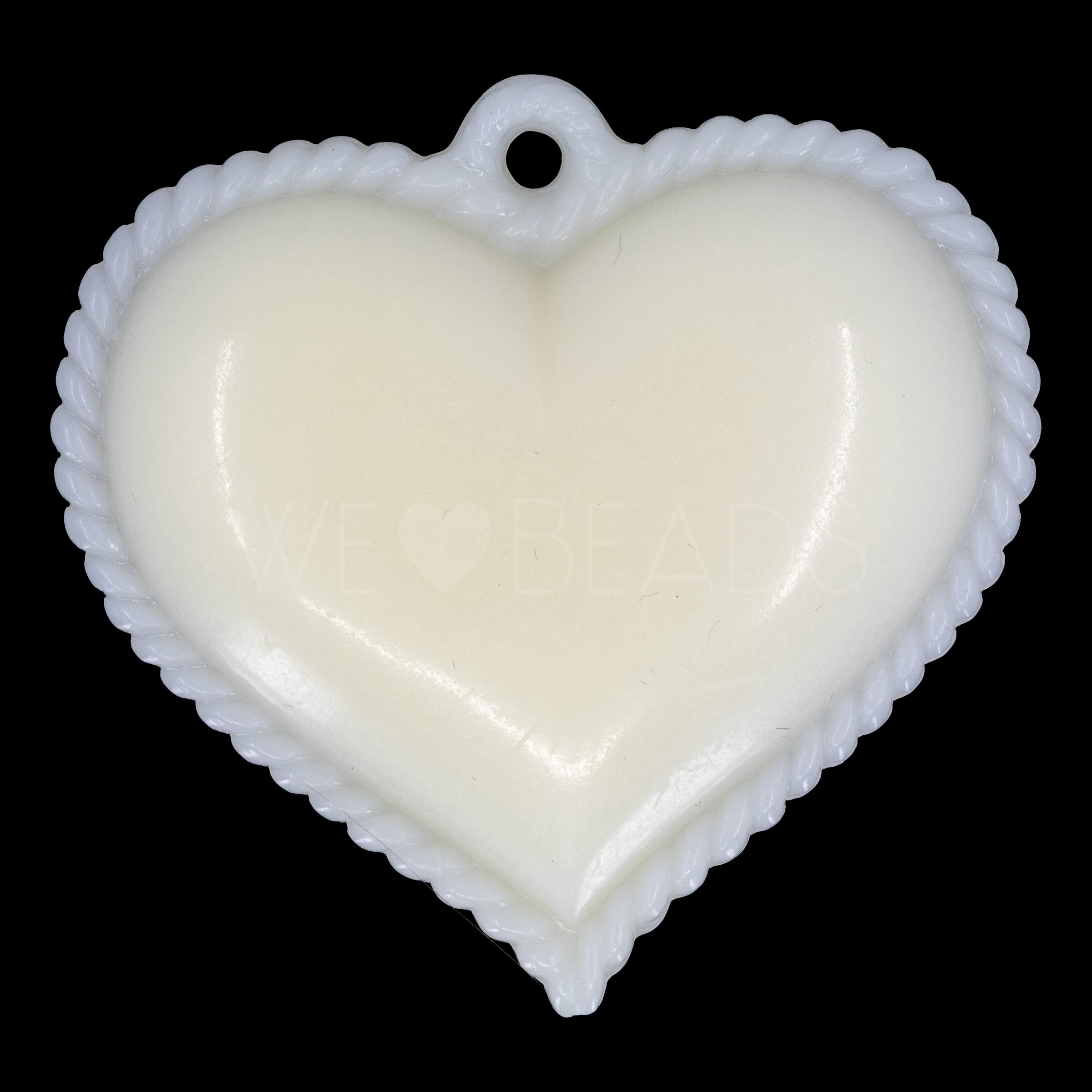 Heart Charm in ivory