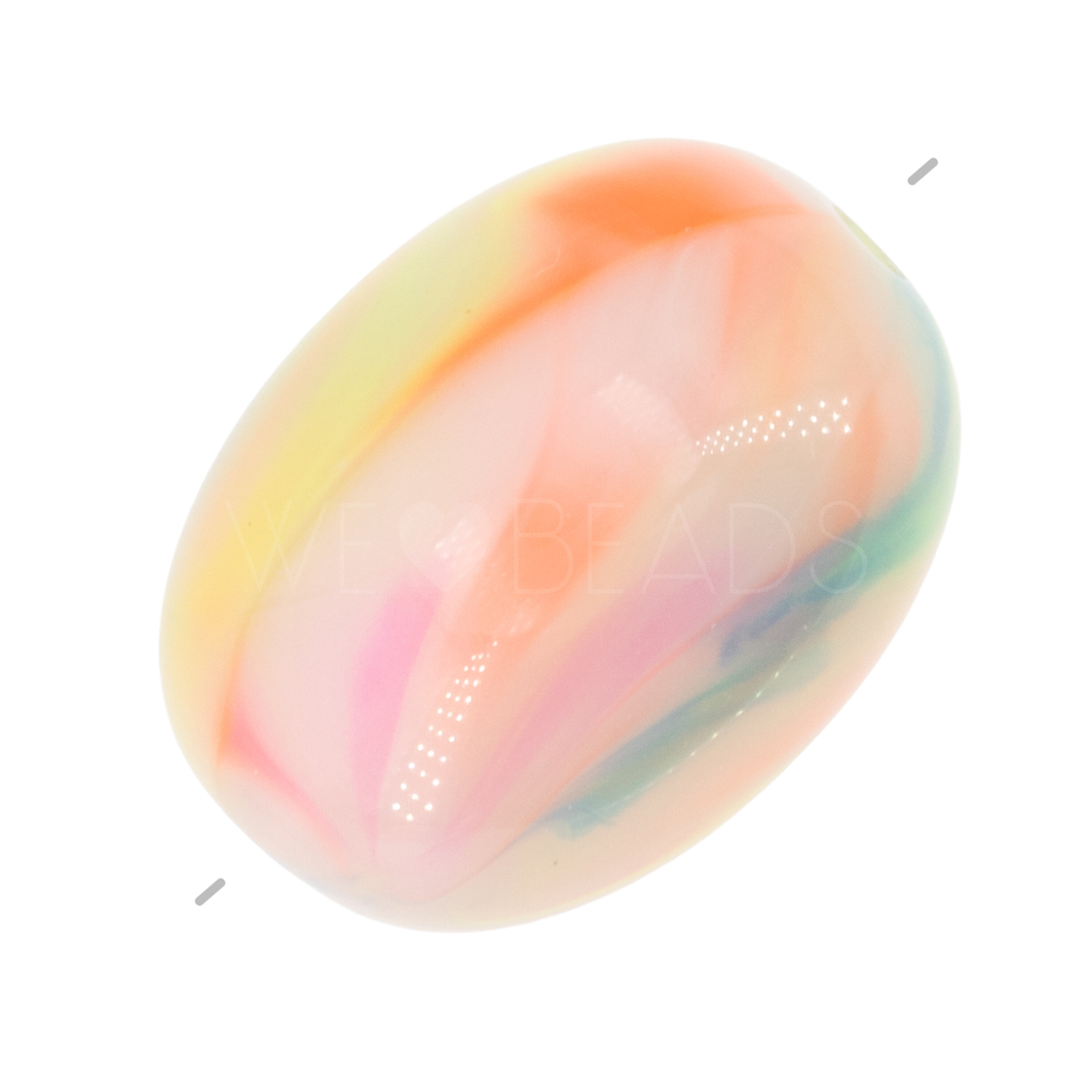 21x15 oval Perle in einhorn wolken