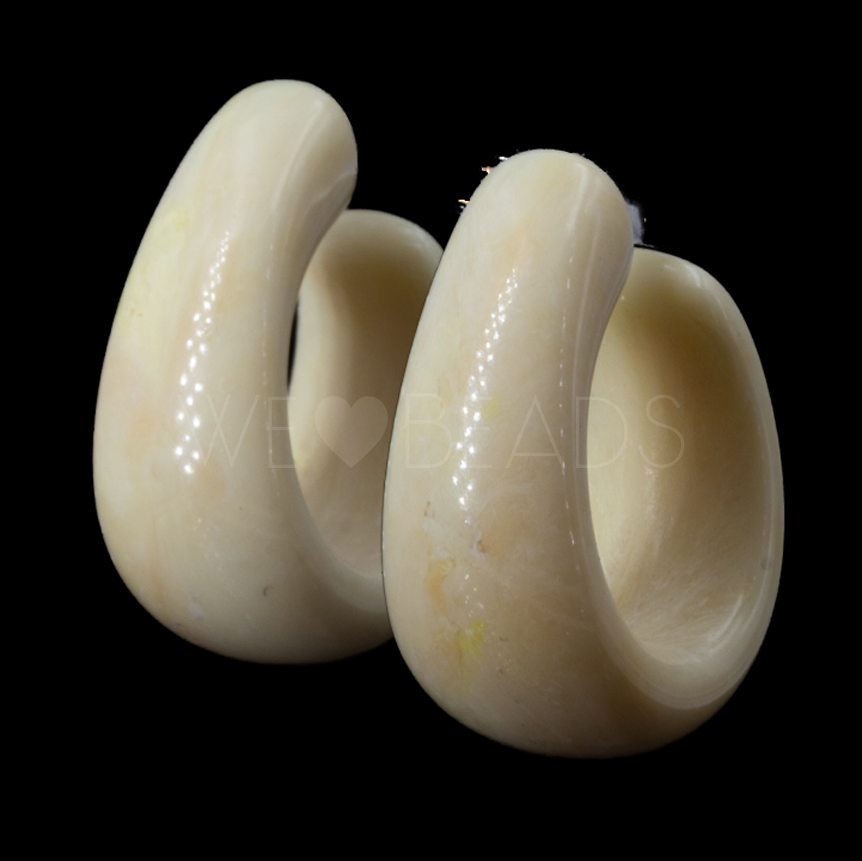 27x21 Elypse Creole in elfenbein 